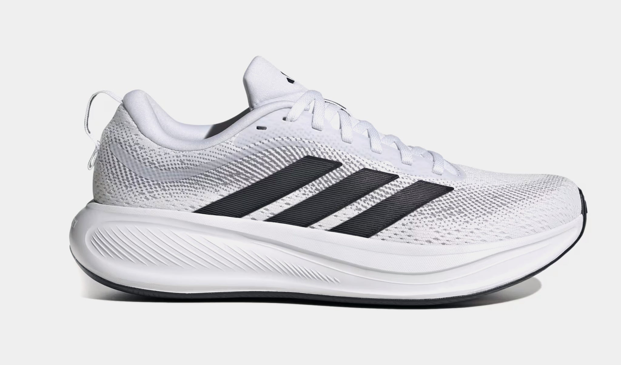 Response Pace Mens Running Shoes (Cloud White/Core Black/Grey Three)