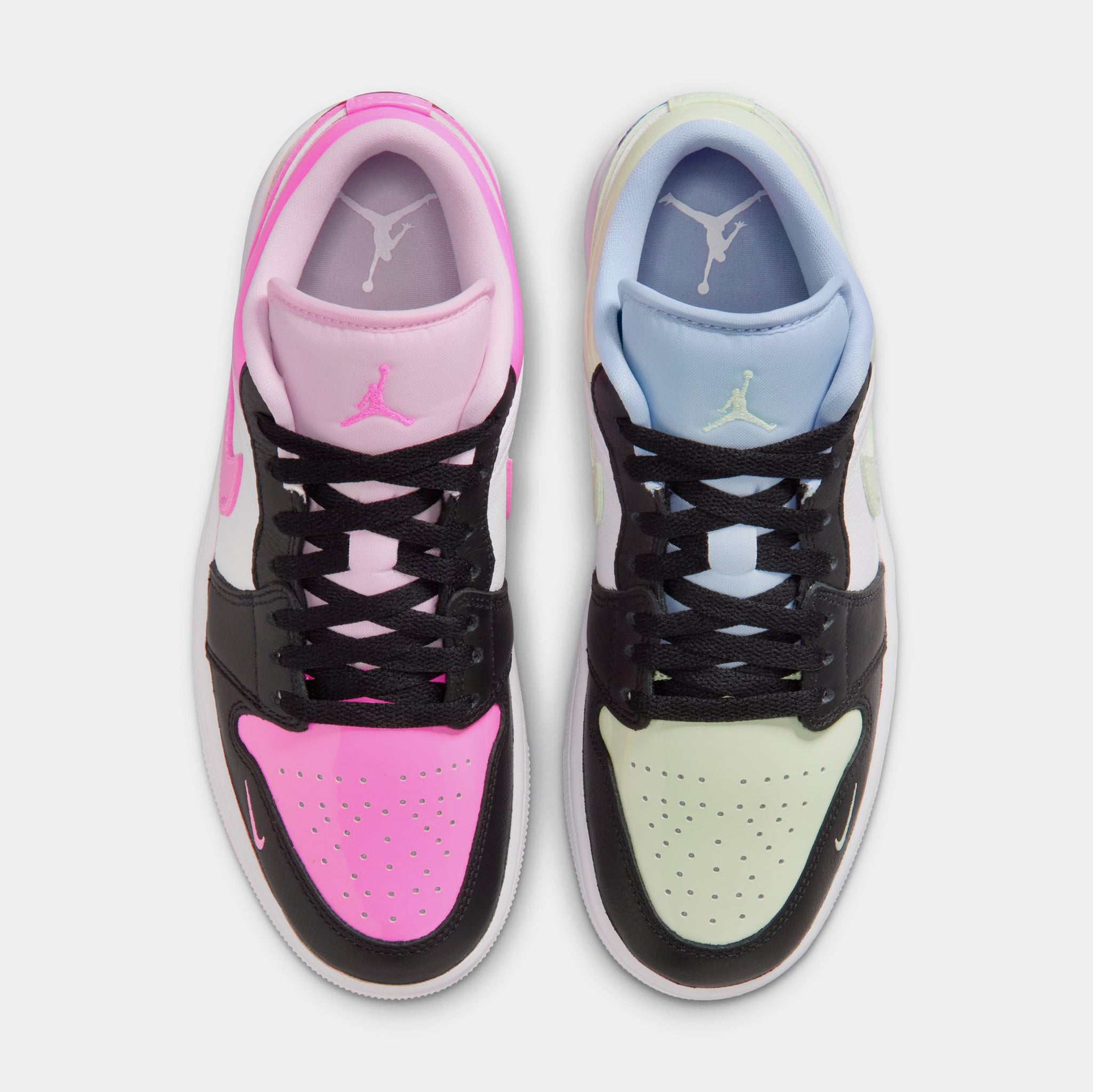 Jordan Air Jordan 1 Low SE Womens Lifestyle Shoes Black Pink Spell