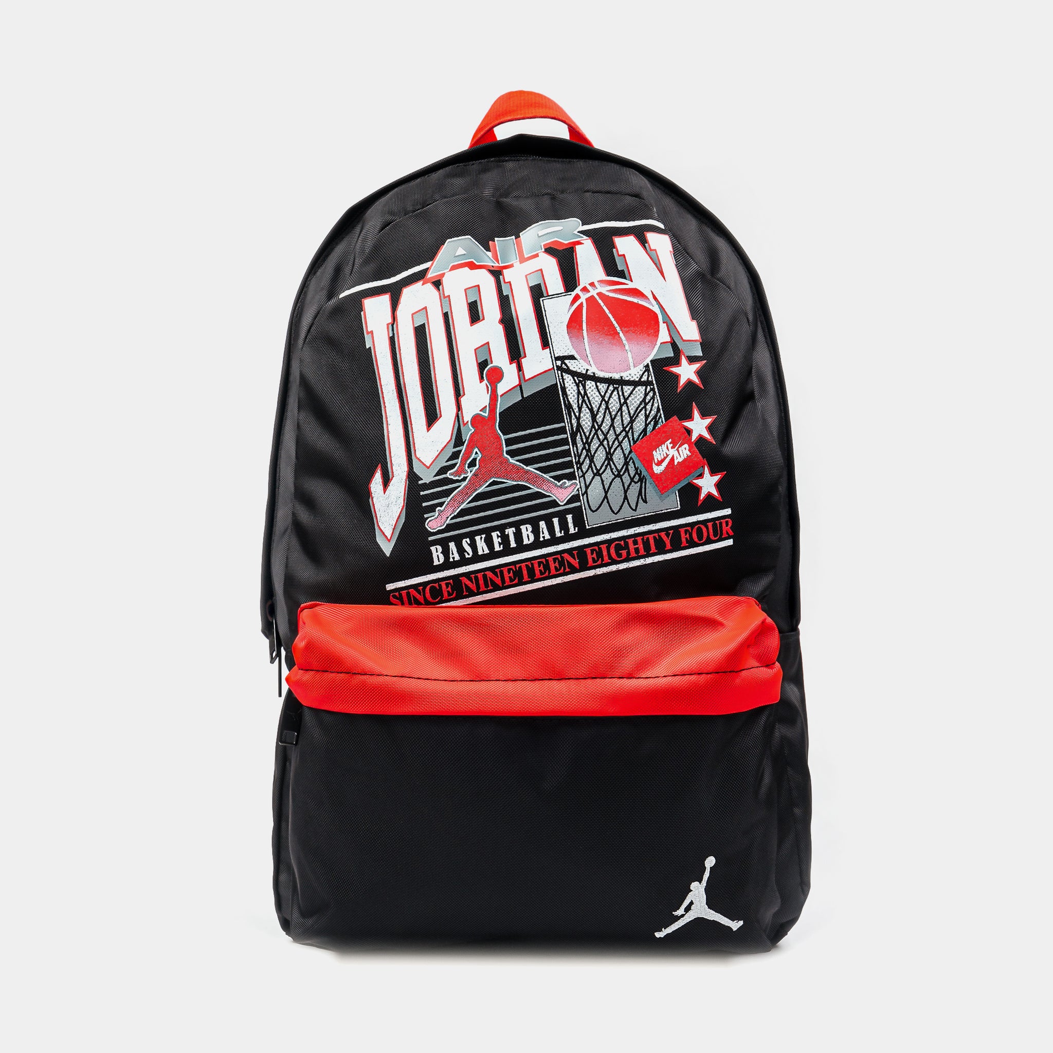 Jordan JAM 84 Grade School Backpack (Black/Red) - Thumbnail 2