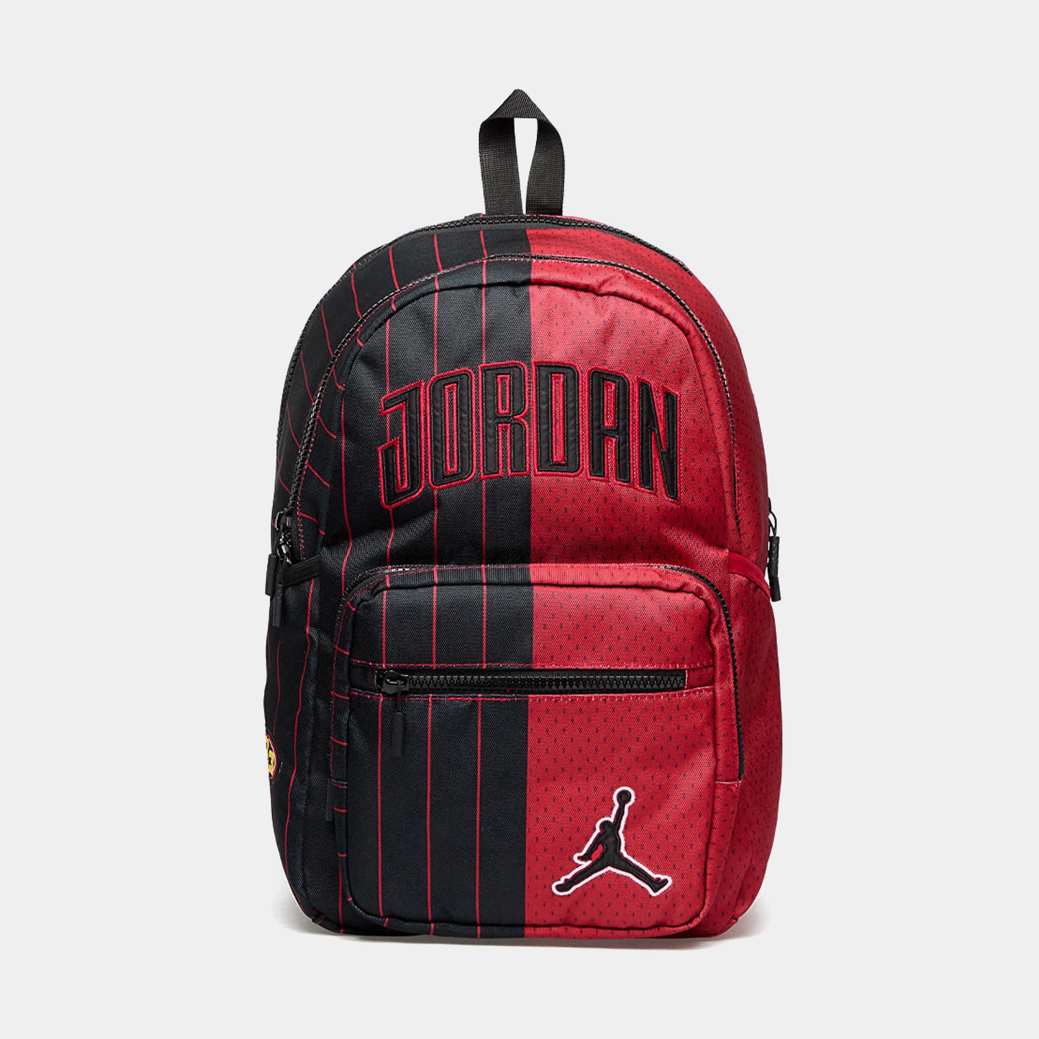 Jordan Playoff Game Grade School Backpack Red Black 9A9067-R78