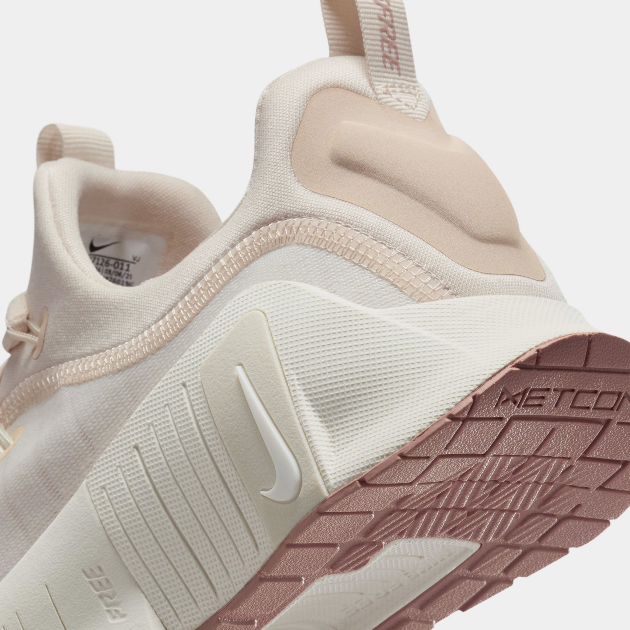 Nike Free Metcon 6 (FJ7126 011) Sneaker Trainer Beige/ Brown Size 9.5 M/ 11 Wmn Nike Free Metcon 6 Womens Running Shoes Soft Pearl Particle  main image 3
