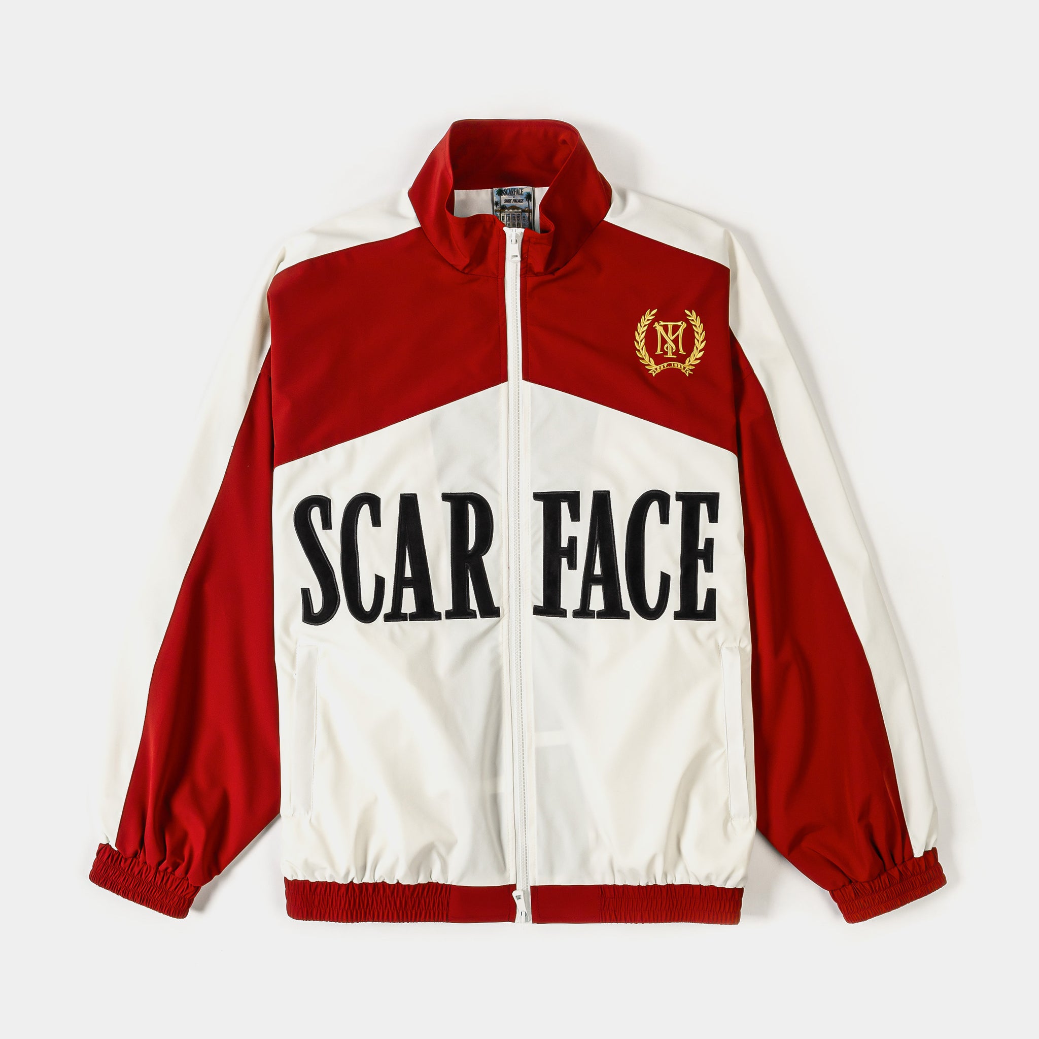 Shoe Palace SP x Scarface Crest Track Mens Jacket Red White 