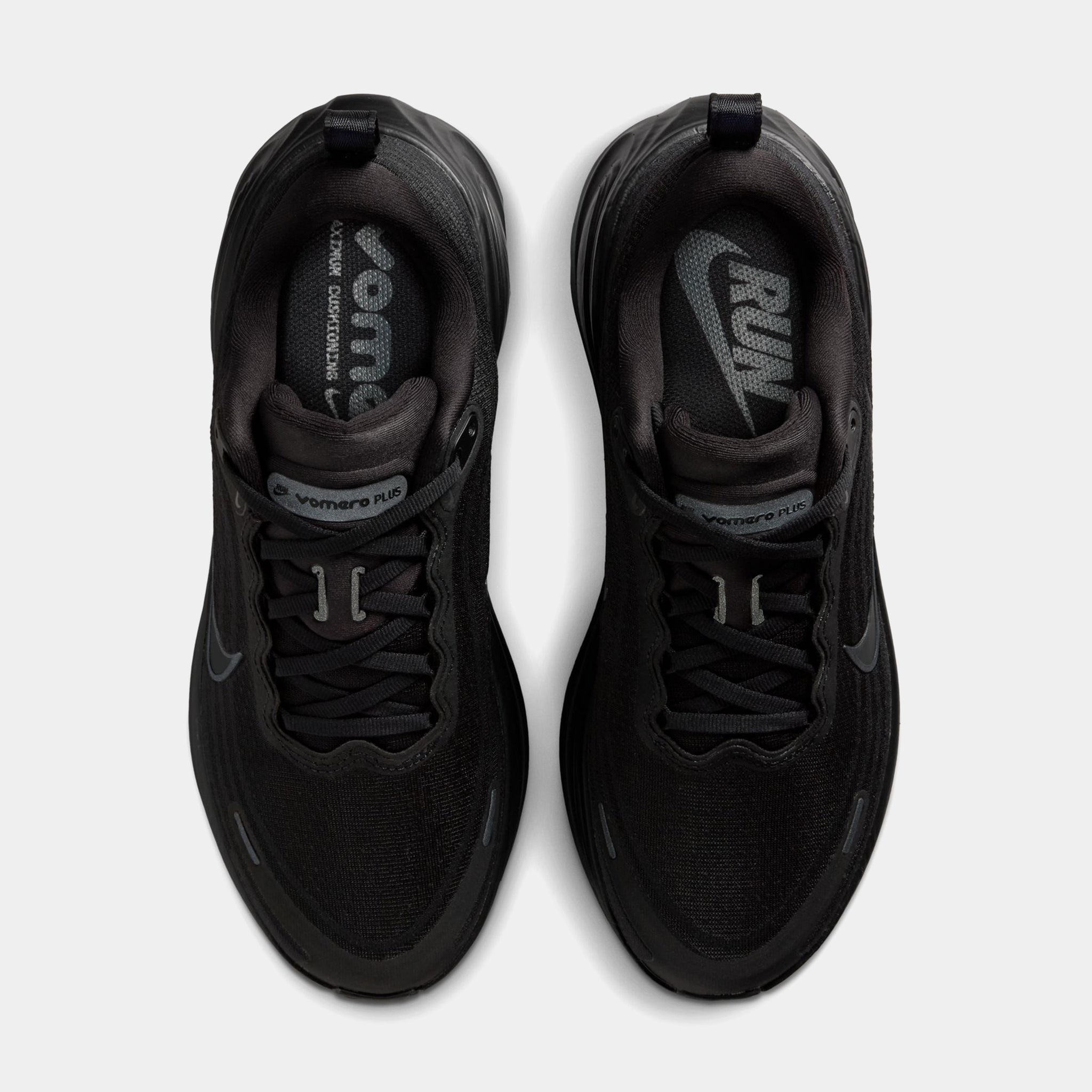 Nike Vomero Plus Womens Running Shoes Black Dark Smoke Grey