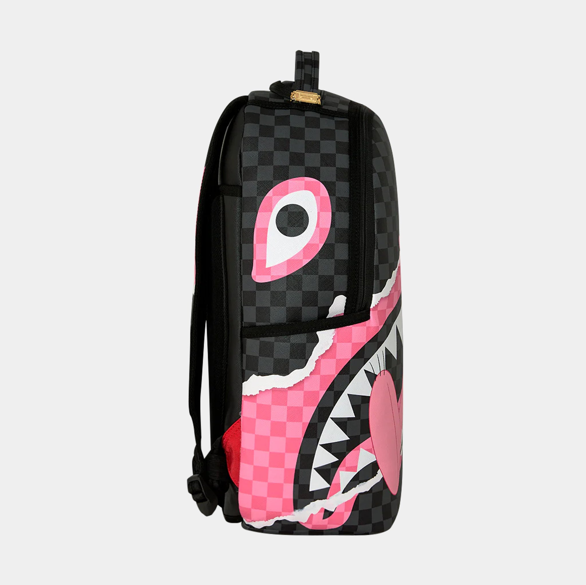 Sprayground Pink Panther On The Run Mens Backpack Pink Grey