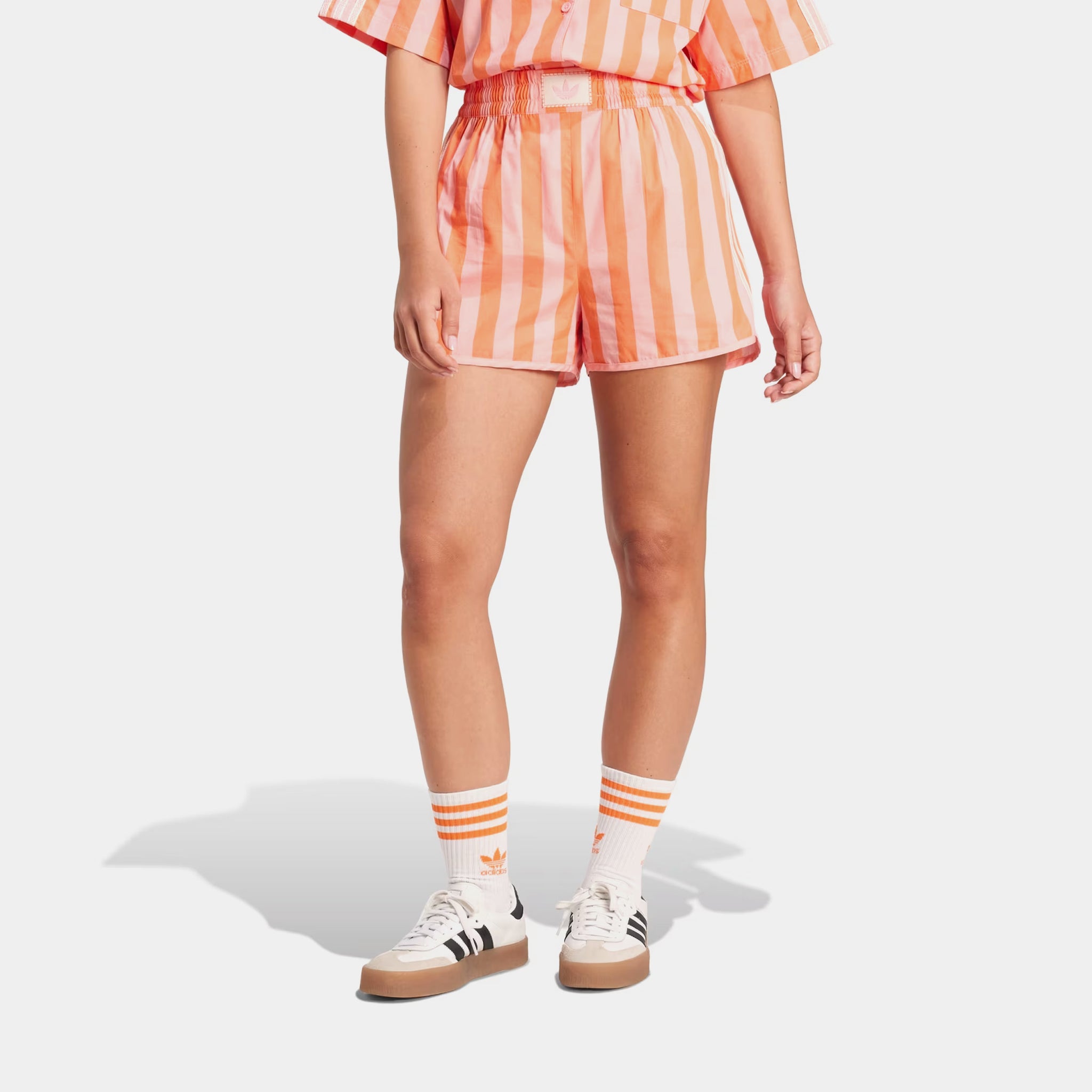 adidas Summer Glow Resort Womens Shorts Pink Orange KC0747 – Shoe adidas Summer Glow Resort Womens Shorts Pink Orange KC0747 – Shoe