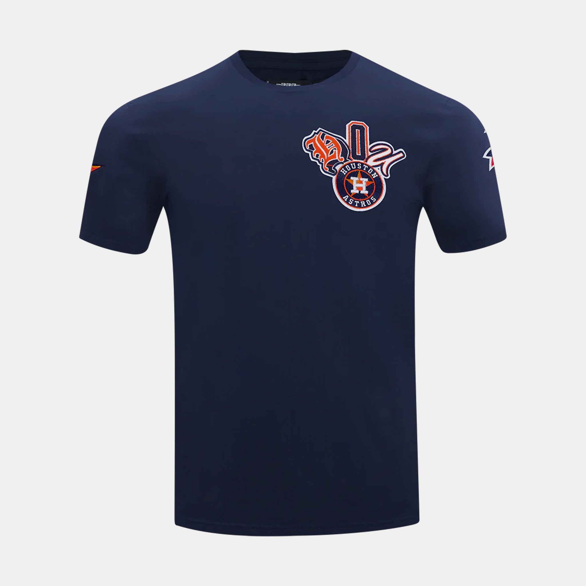 houston astros dress shirt Pro Standard Mlb Houston Astros City Ransom Men's Single Jersey Tee (Midnight Navy) M