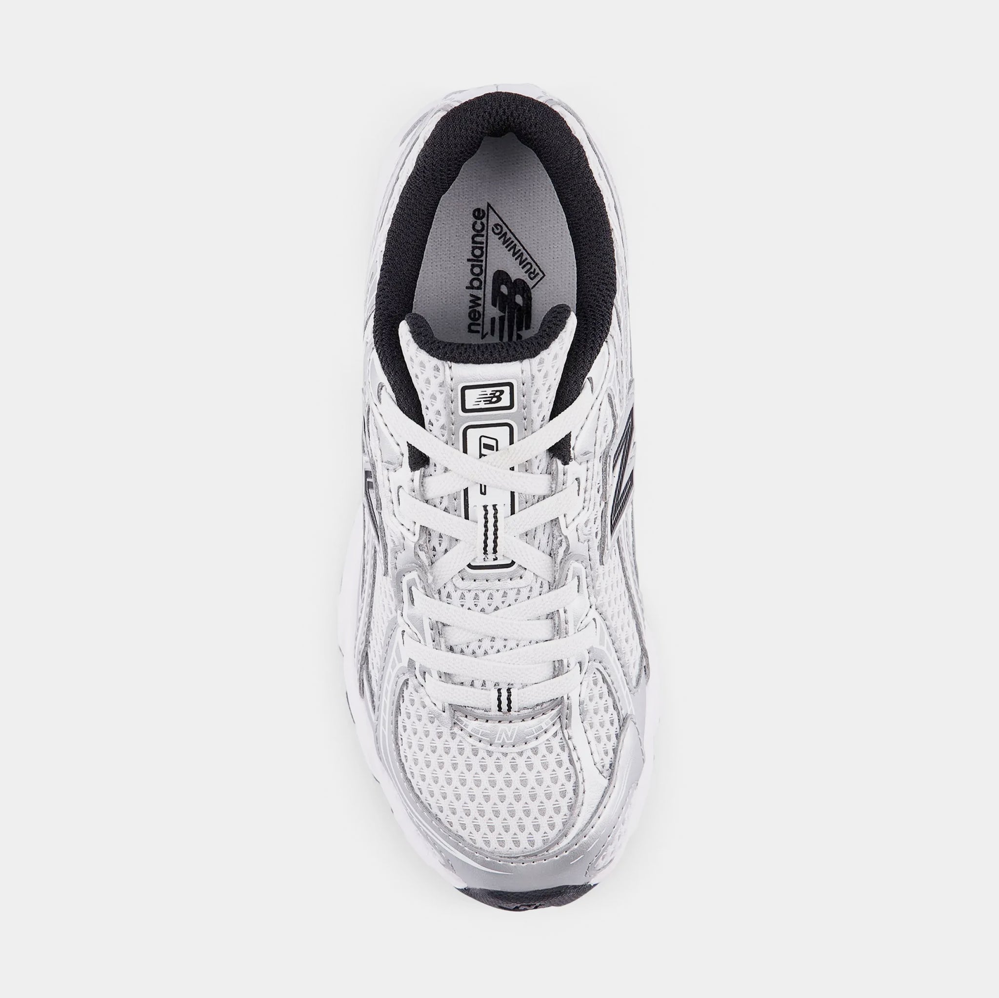 New Balance 740 Bungee Lace Preschool Lifestyle Shoes Silver