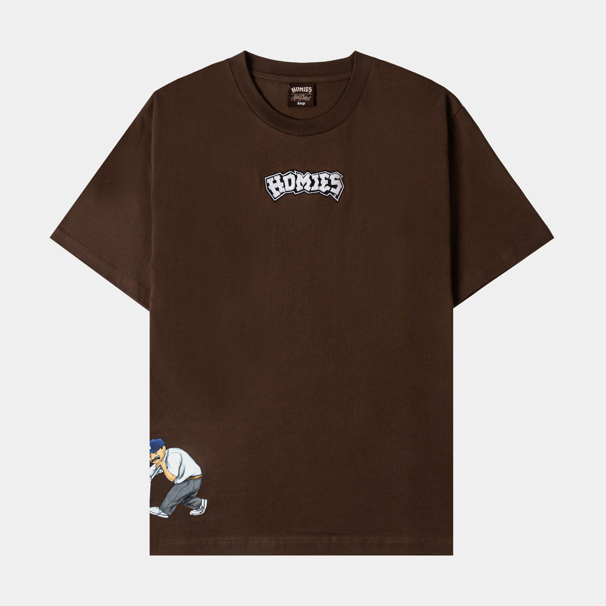 Shoe Palace SP x Homies Old Skool Mens Short Sleeve Shirt Brown