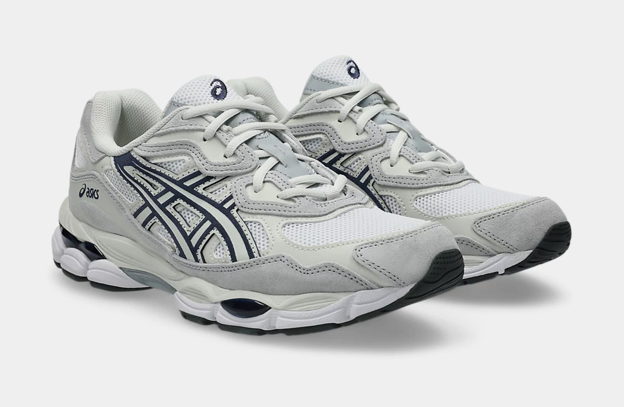 ASICS Gel NYC Mens Running Shoes White Midnight 1203A383-118