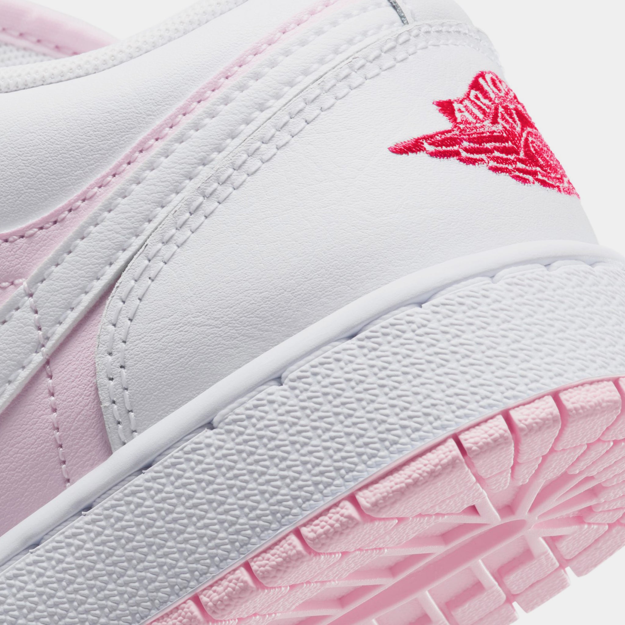Jordan Air Jordan 1 Low Grade School Lifestyle Shoes Pink Foam 