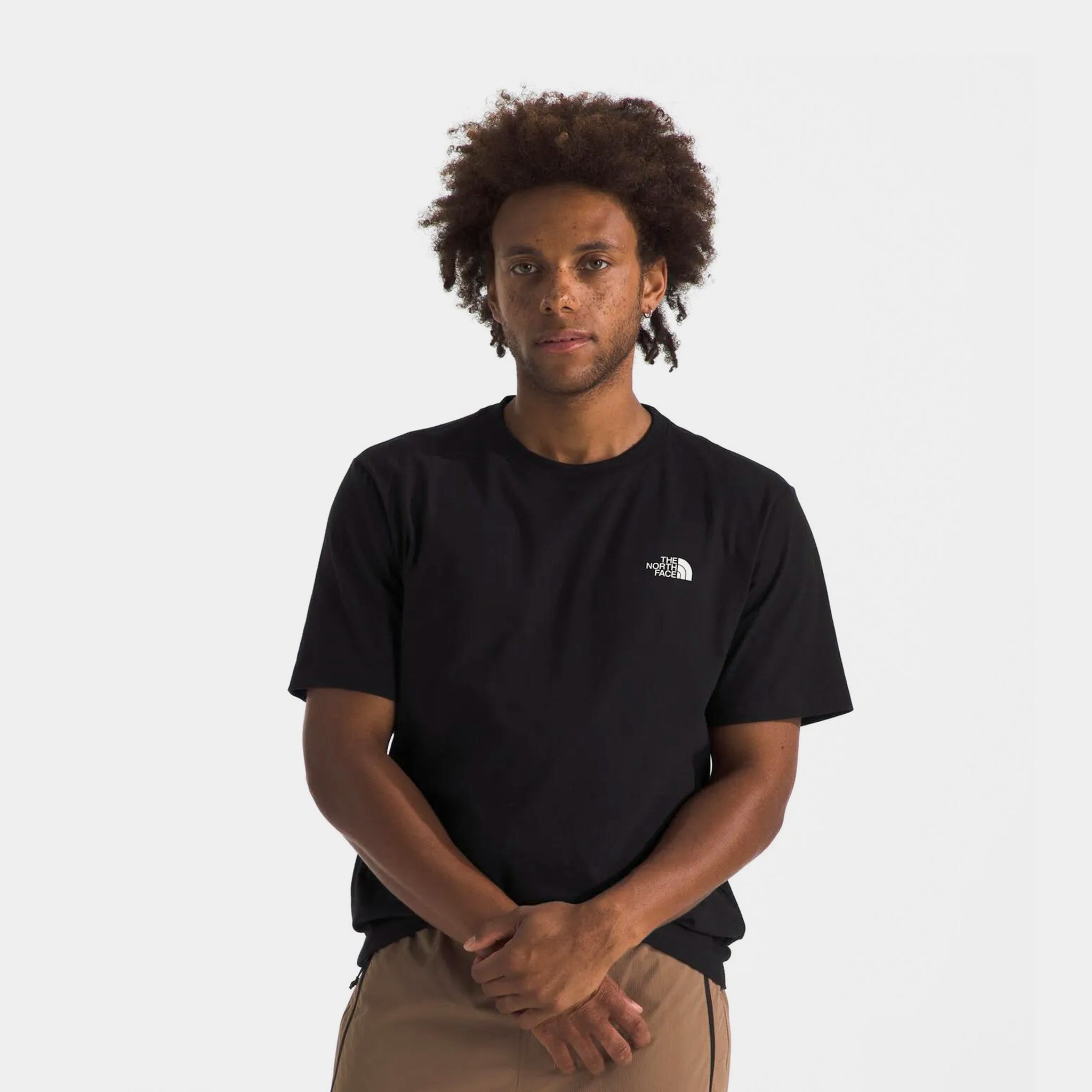 The North Face Core Box NSE Mens Short Sleeve Shirt Black White 