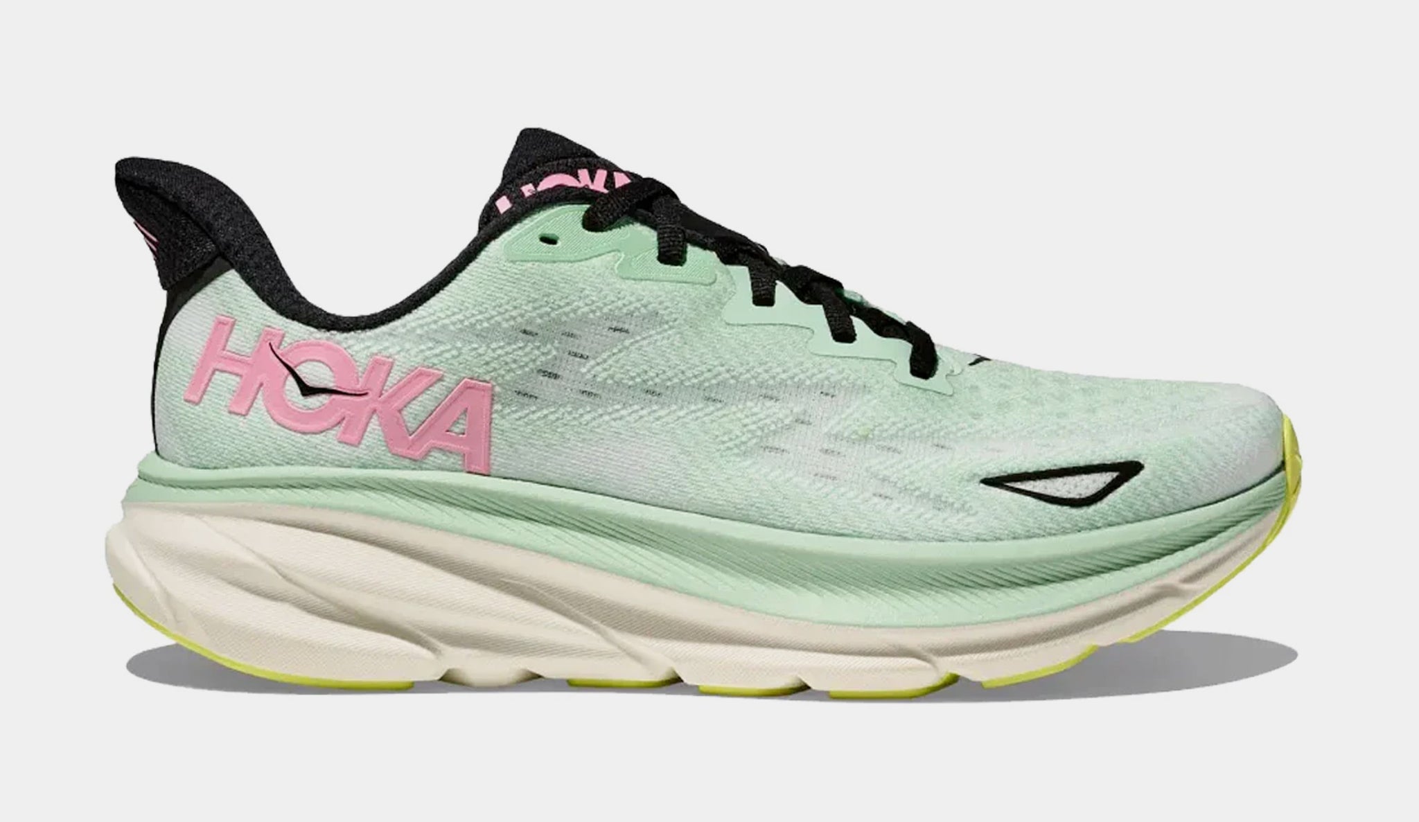 Hoka Clifton 9 Womens Running Shoes Mint Fluorite Snow Melt