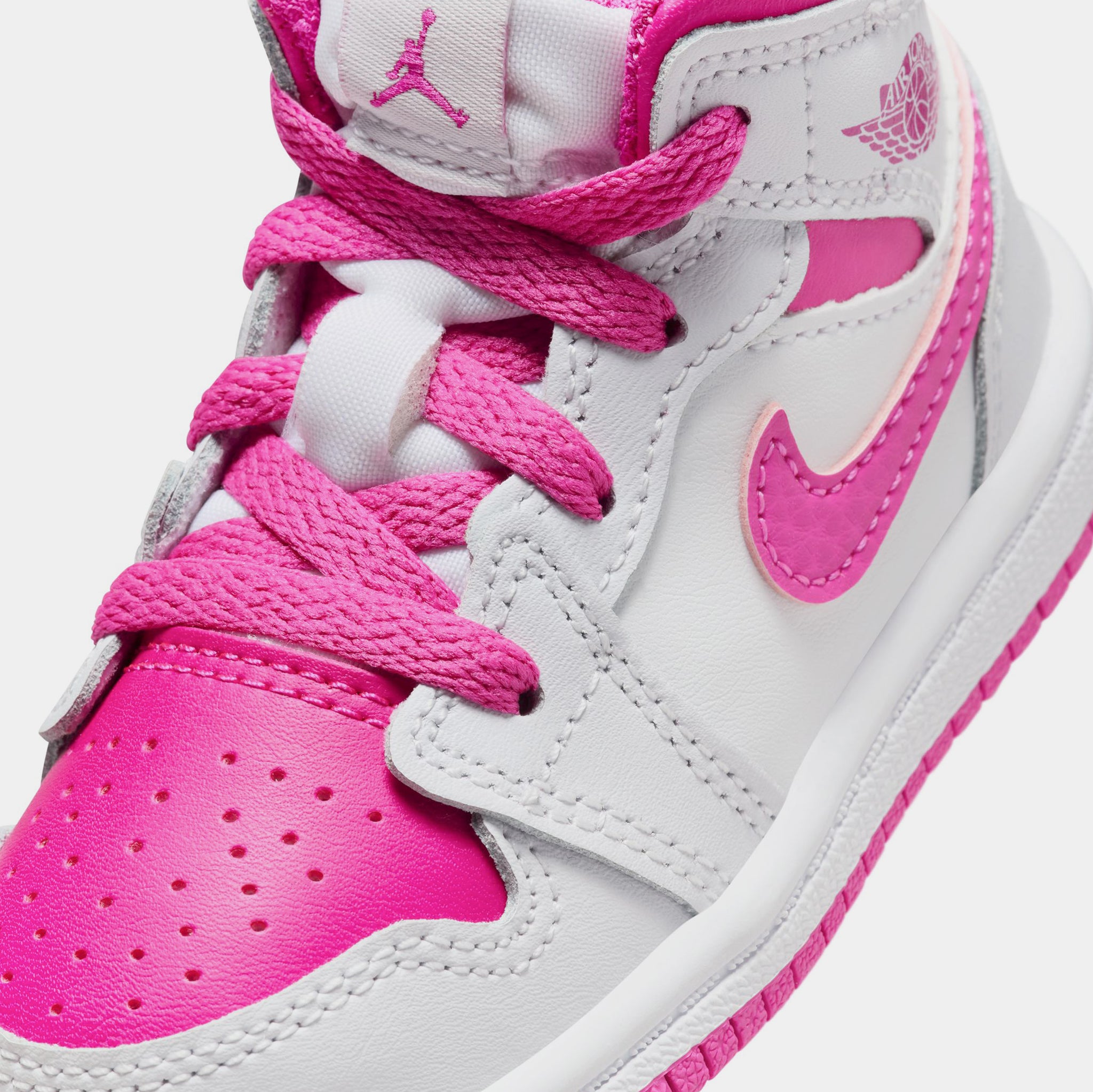 Jordan Air Jordan Mid Fire Pink Infant Toddler Lifestyle Shoes