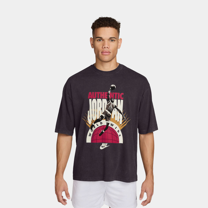 Jordan Air Jordan x Levi's Fly Mens Short Sleeve Shirt Black