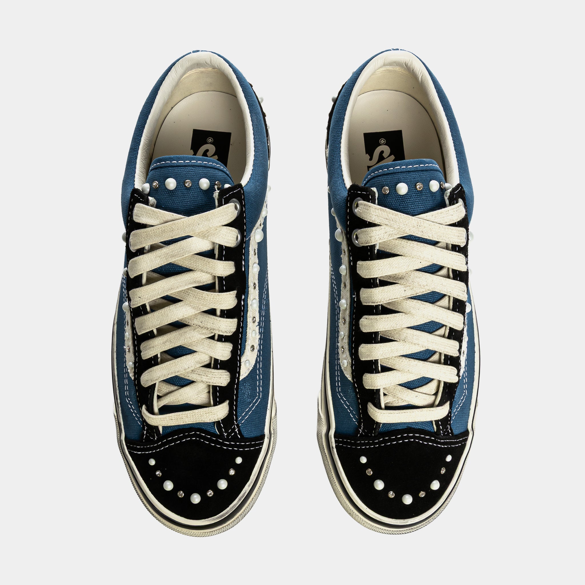 Vans Old Skool 36 Pearl Mens Lifestyle Shoes Blue Navy White Limit One Pe  E8VYA6 – Shoe Palace