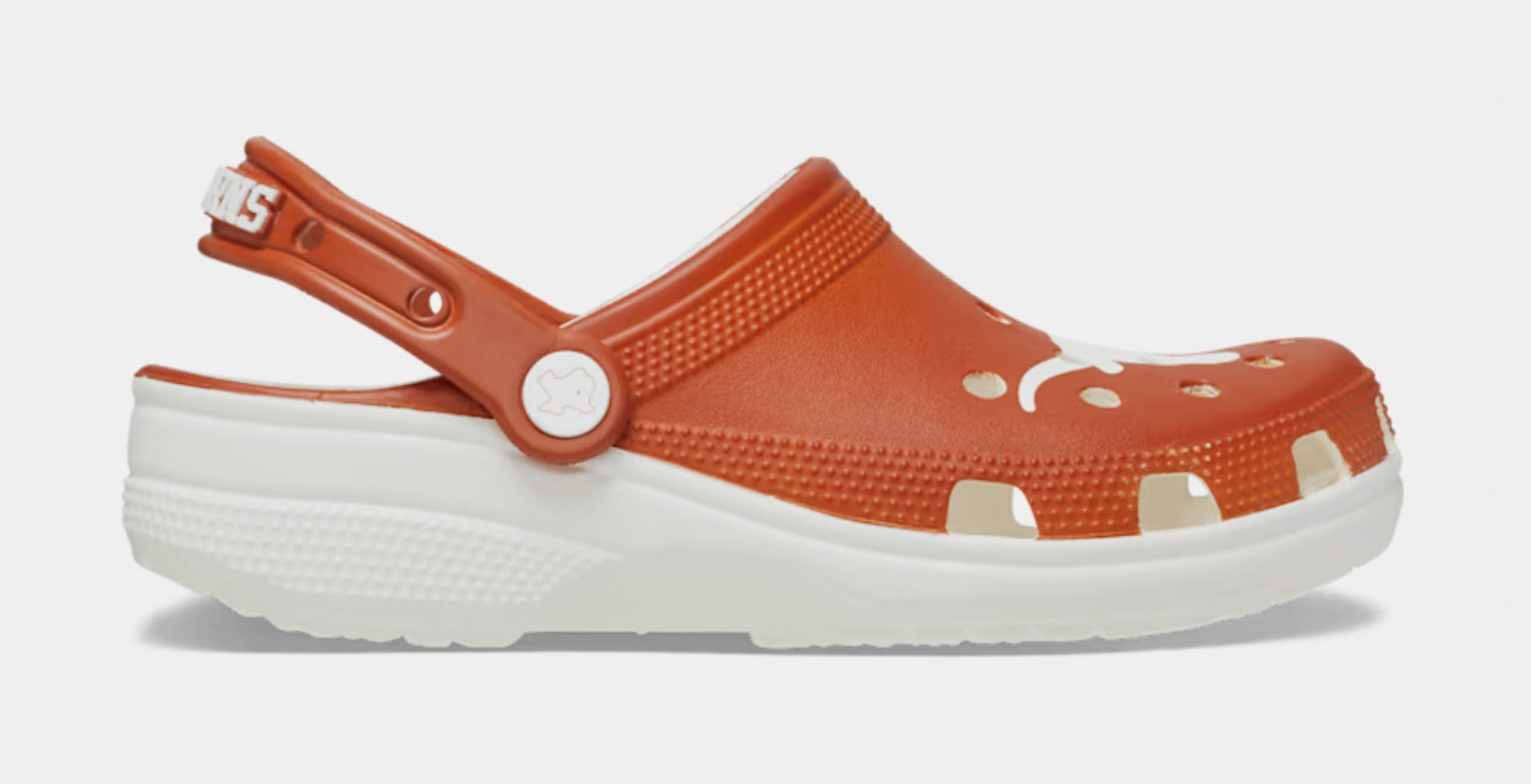 Crocs Classic Clog University Of Texas Mens Sandals White  display picture 3