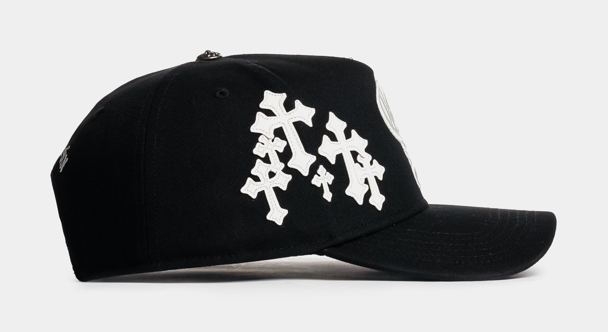 Maison Article Crosses Snapback Mens Hat Black White MARH115