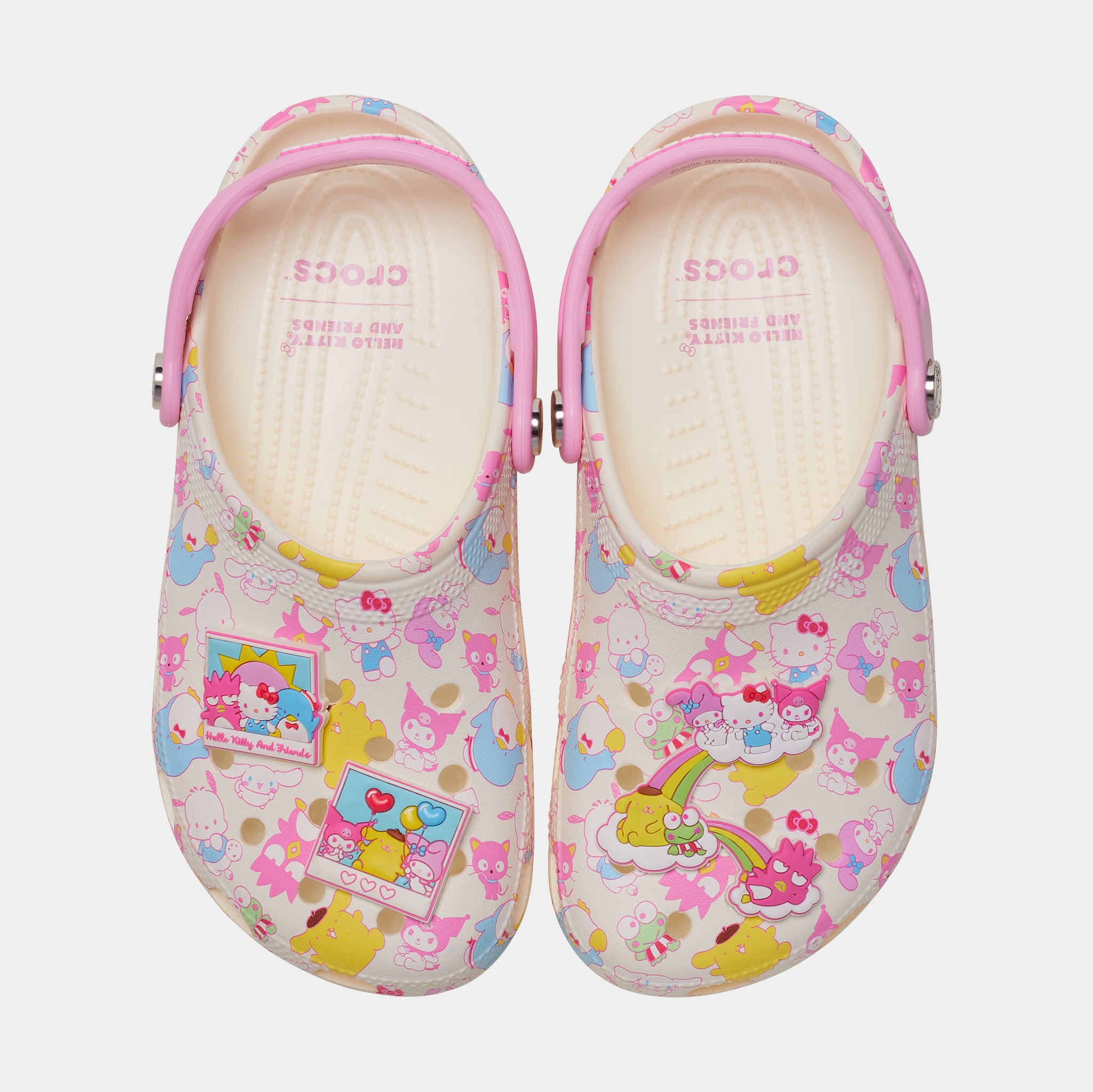Hello Kitty And Friends Pastel Classic Clog Womens Sandals (Pink/Multicolor)