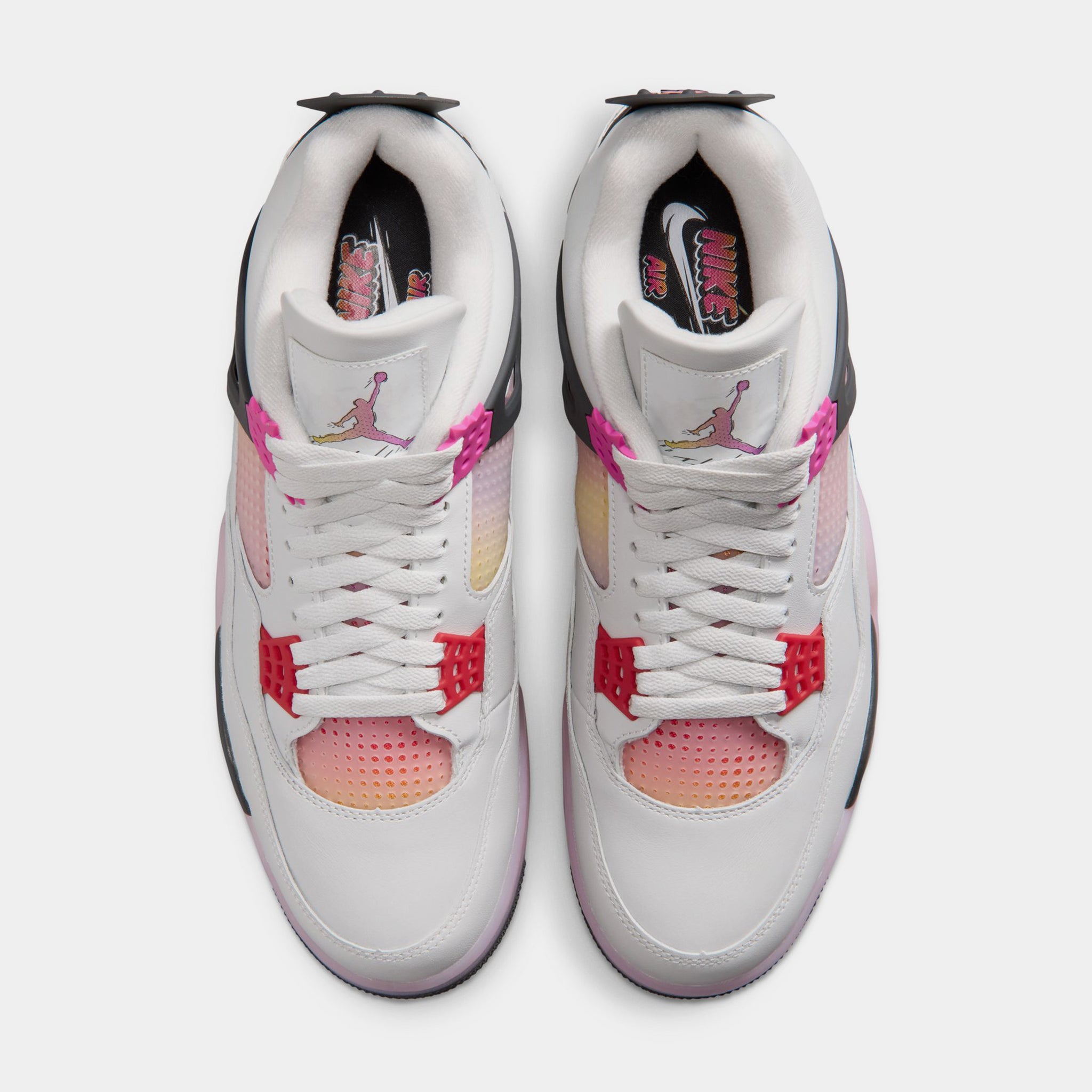 Jordan Air Jordan 4 Retro Comic Mens Lifestyle Shoes Off White