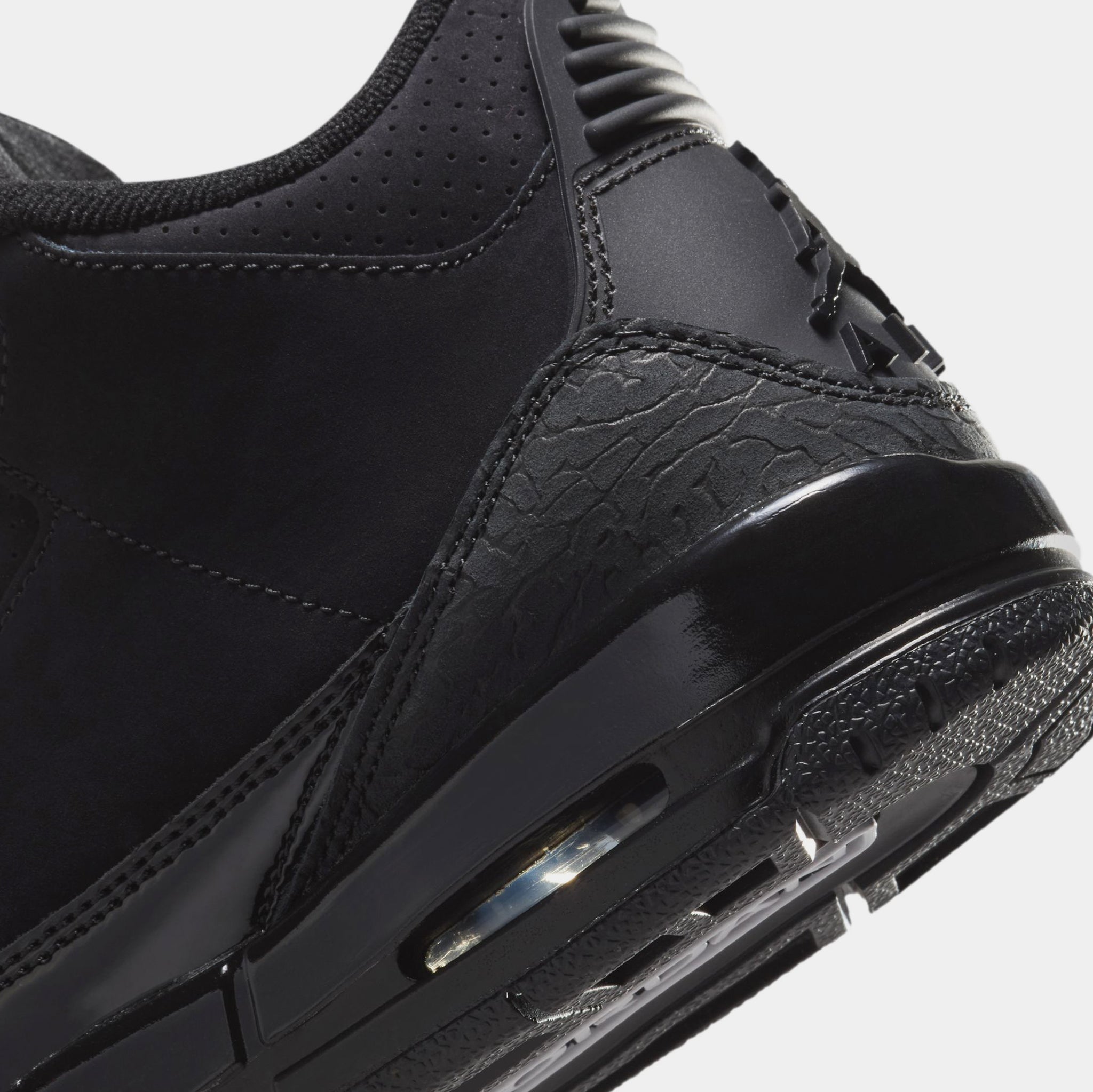 Jordan Air Jordan 3 Retro Black Cat Grade School Lifestyle Shoes Black
