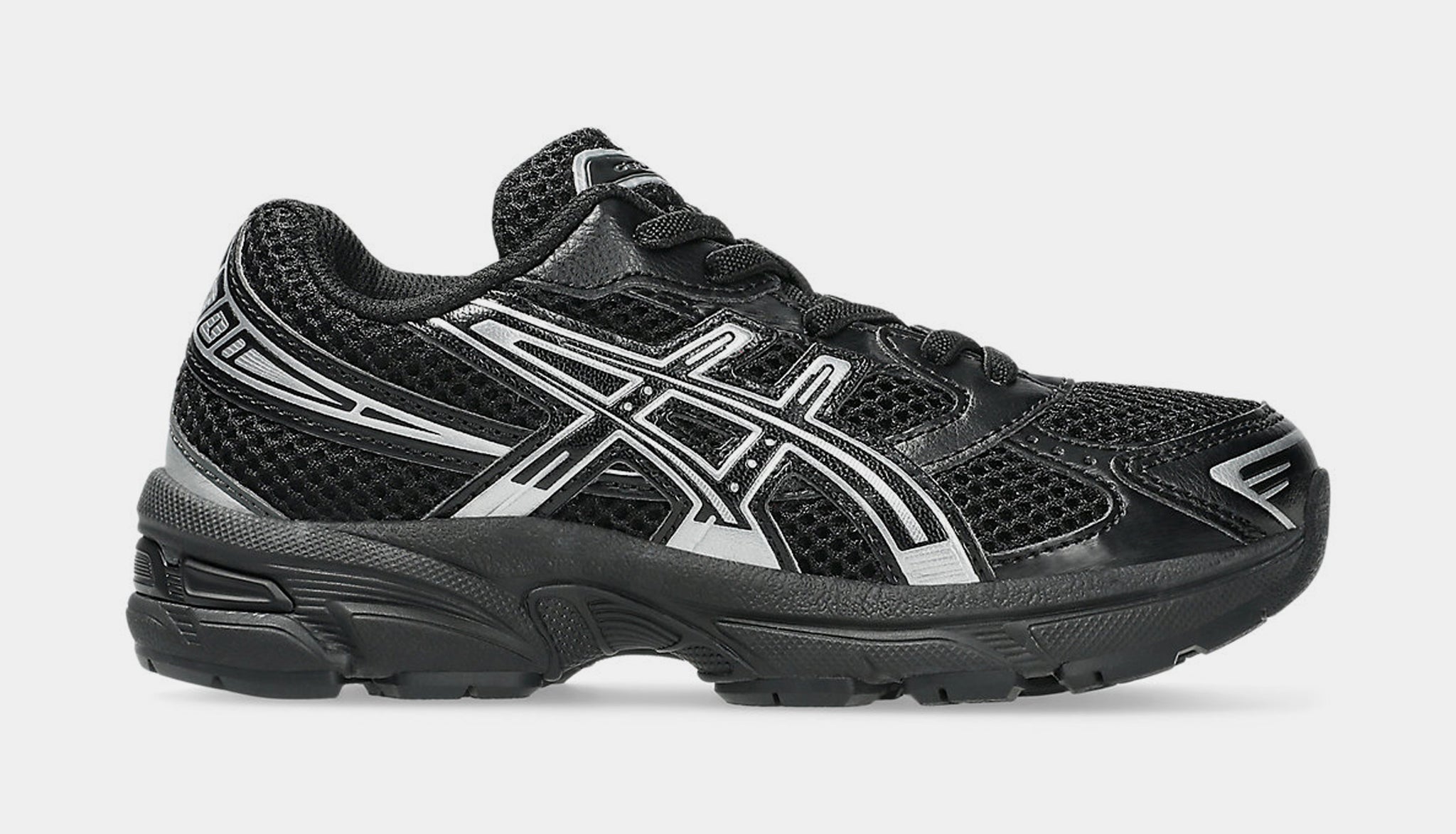 ASICS Gel 1130 Preschool Running Shoes Black Silver 1204A170-001