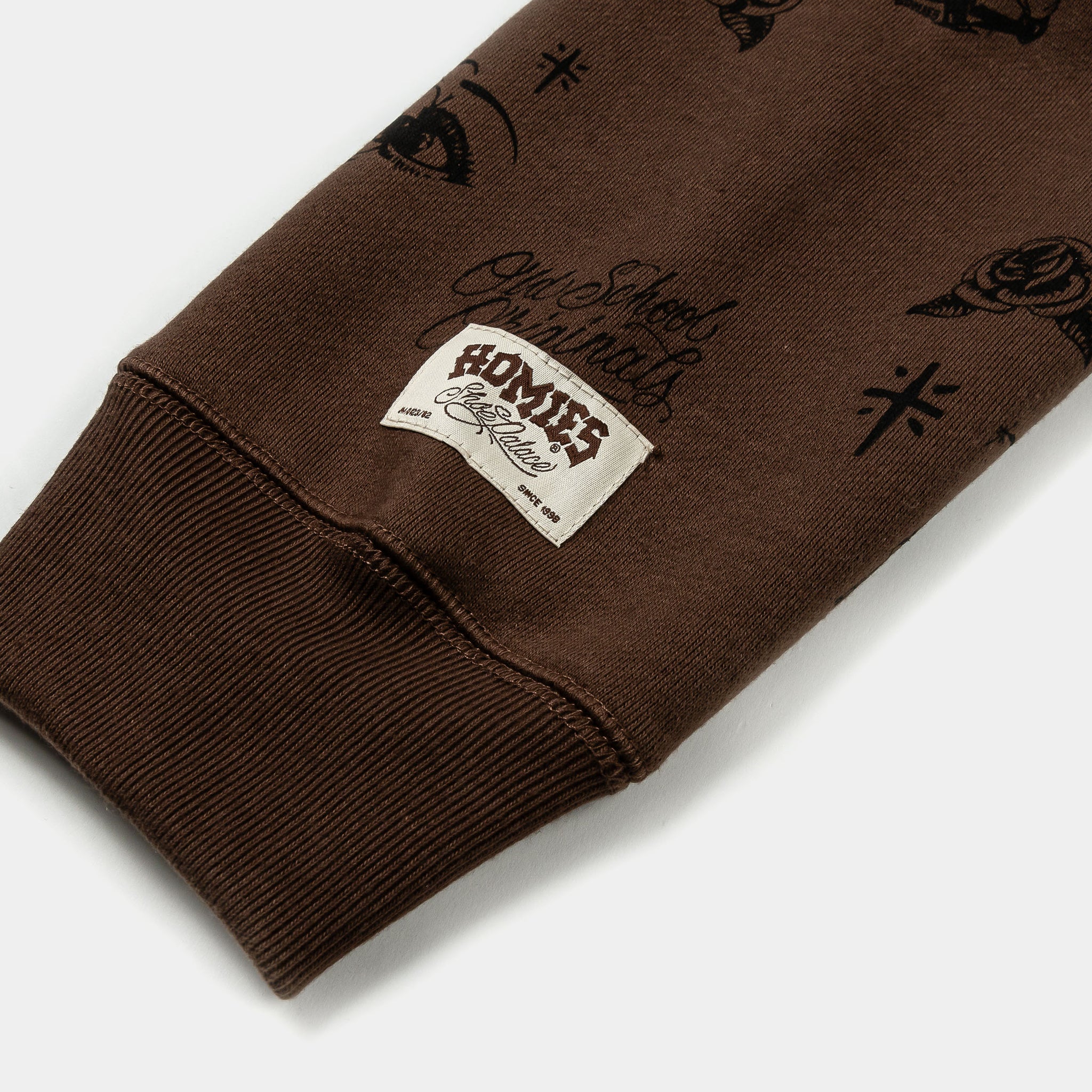 Shoe Palace SP x Homies All Over Print Zip Up Fleece Mens Hoodie