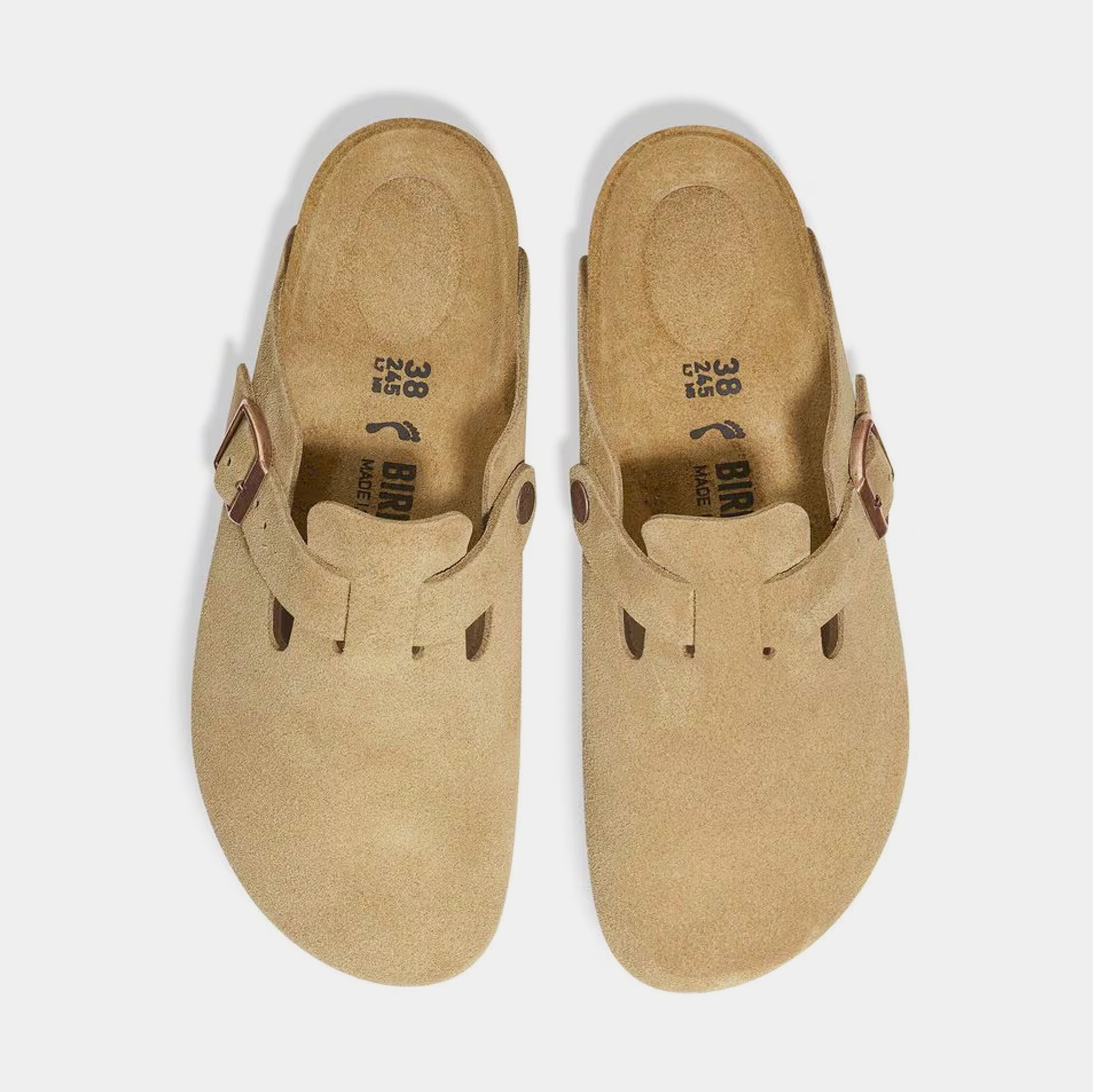 Birkenstock Boston Mens Sandals Latte Cream 1026181 – Shoe  display picture 3