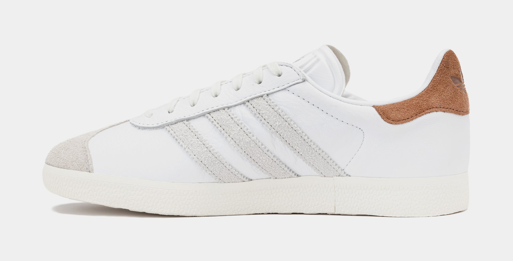 adidas Shoe Palace Exclusive Gazelle Mens Lifestyle Shoes White Brown IF4600 adidas Shoe Palace Exclusive Gazelle Mens Lifestyle Shoes White Brown IF4600