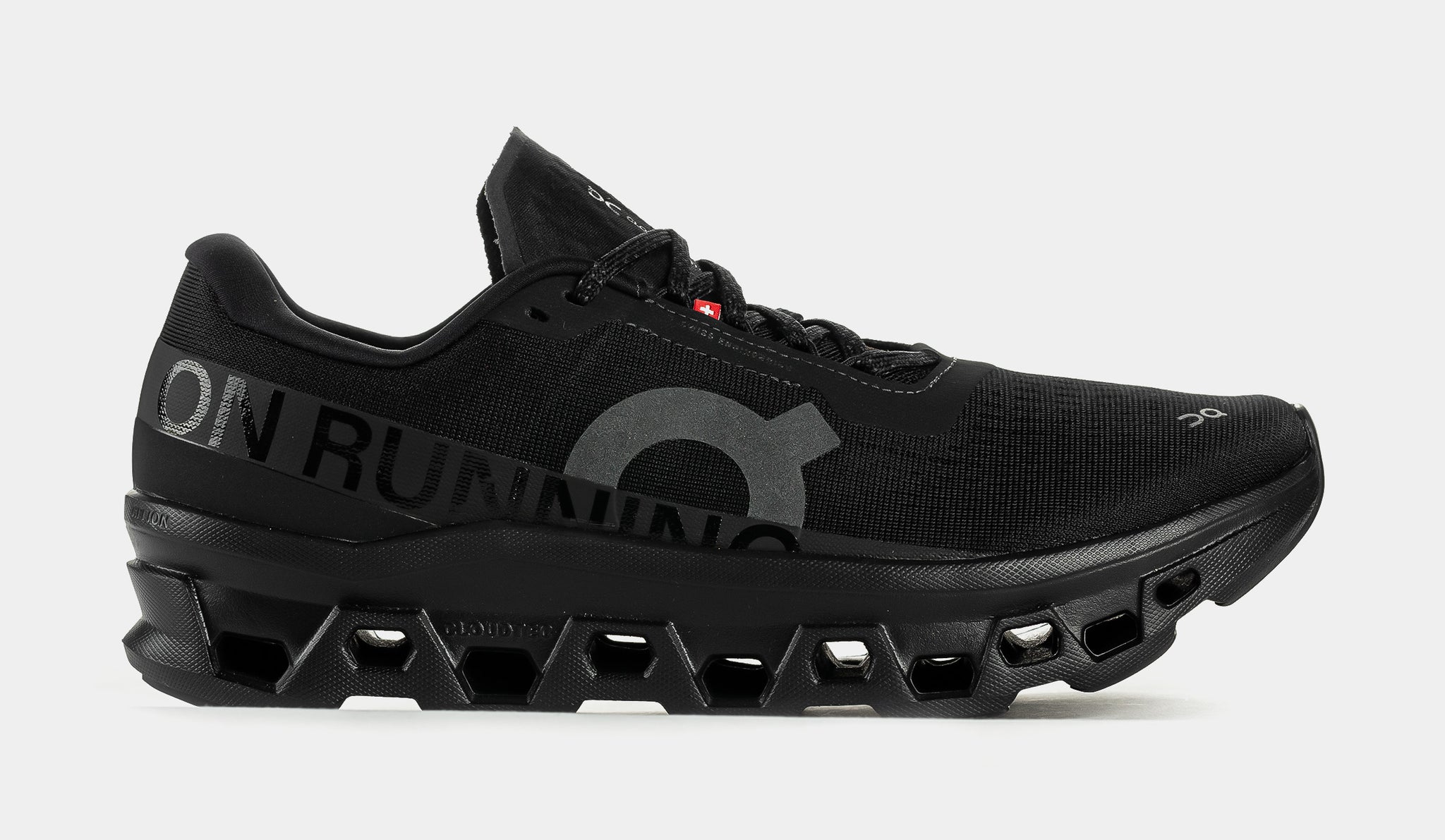 On Cloudmonster Mens Running Shoes Black Black 3MF30741043  display picture 2