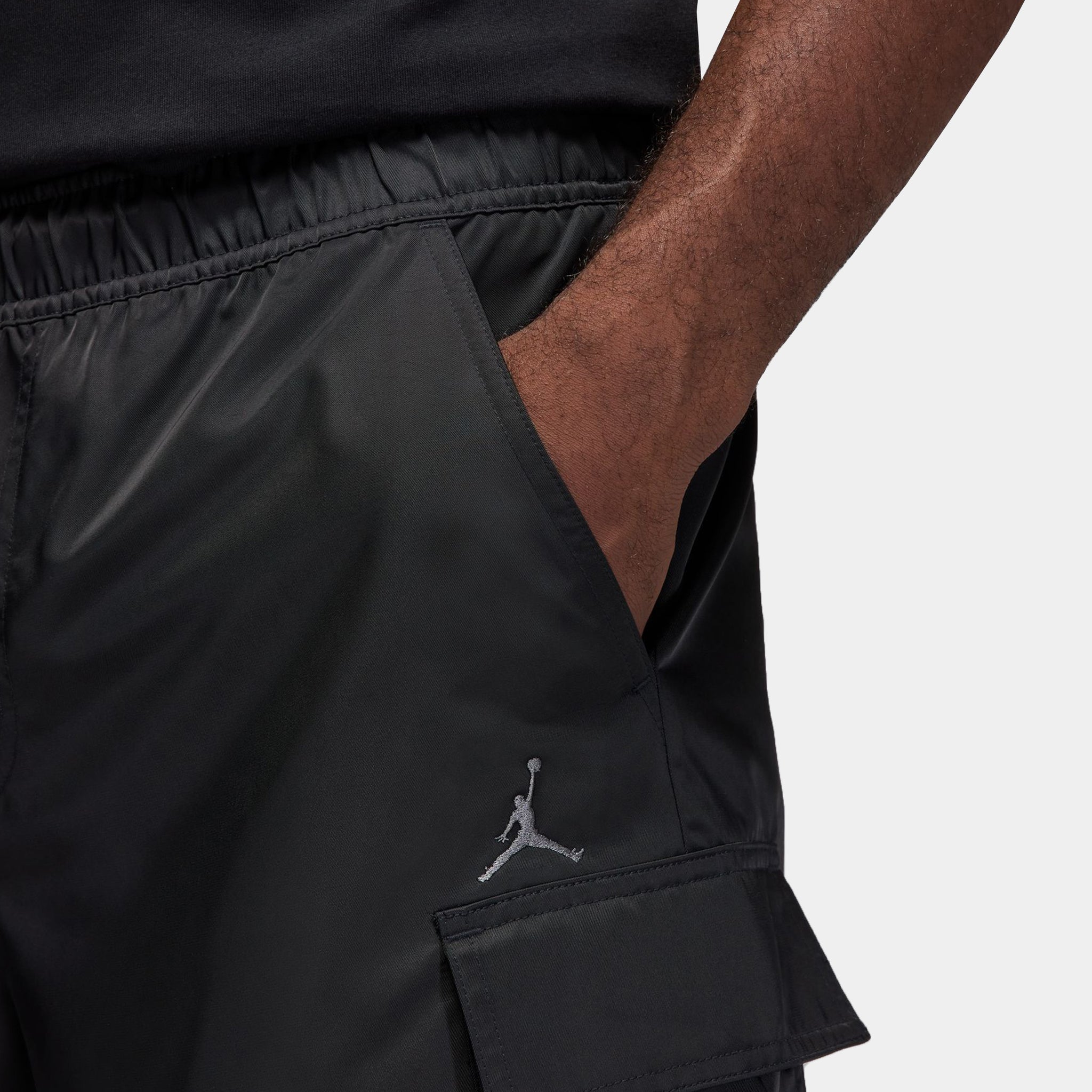 Jordan Brooklyn Cargo Mens Shorts Black Iron Grey HV9683-010
