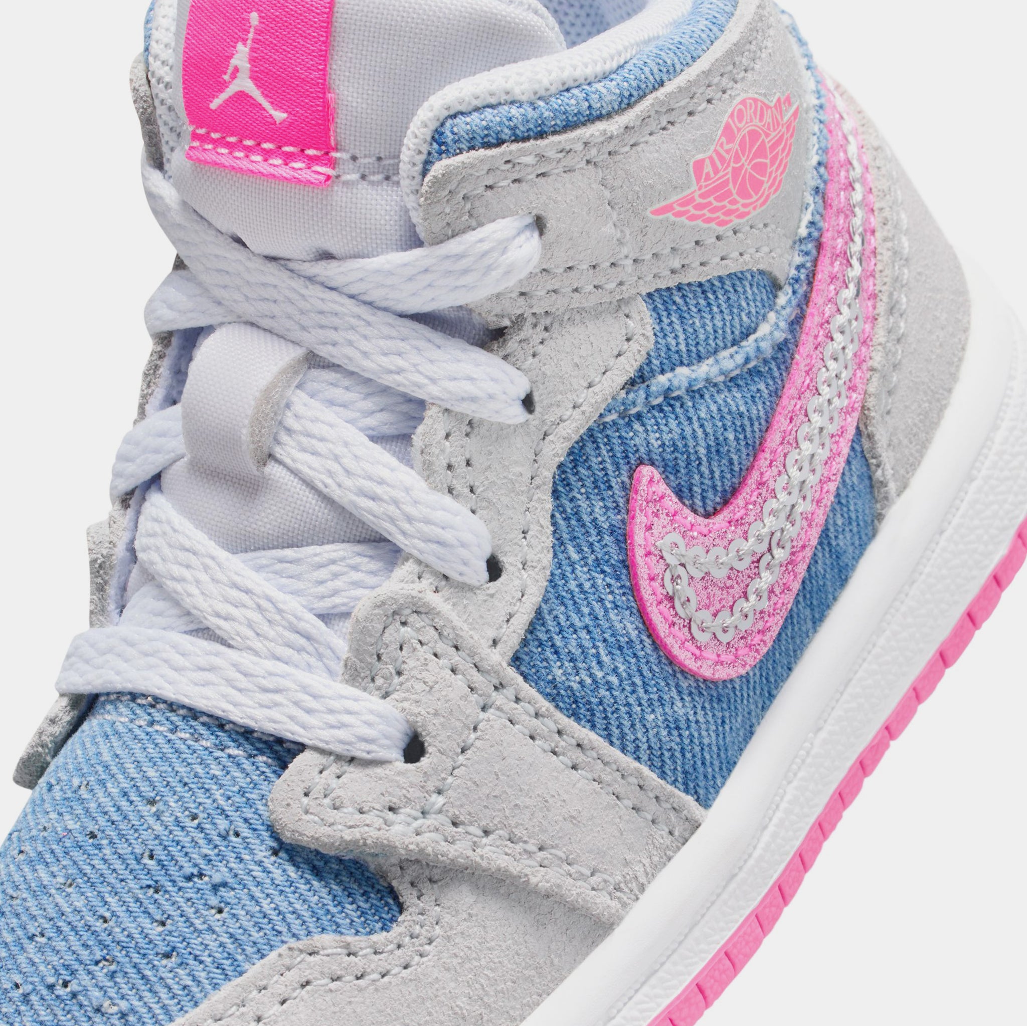 Jordan Air Jordan 1 Mid SE Infant Toddler Lifestyle Shoes Cobalt Bliss ...