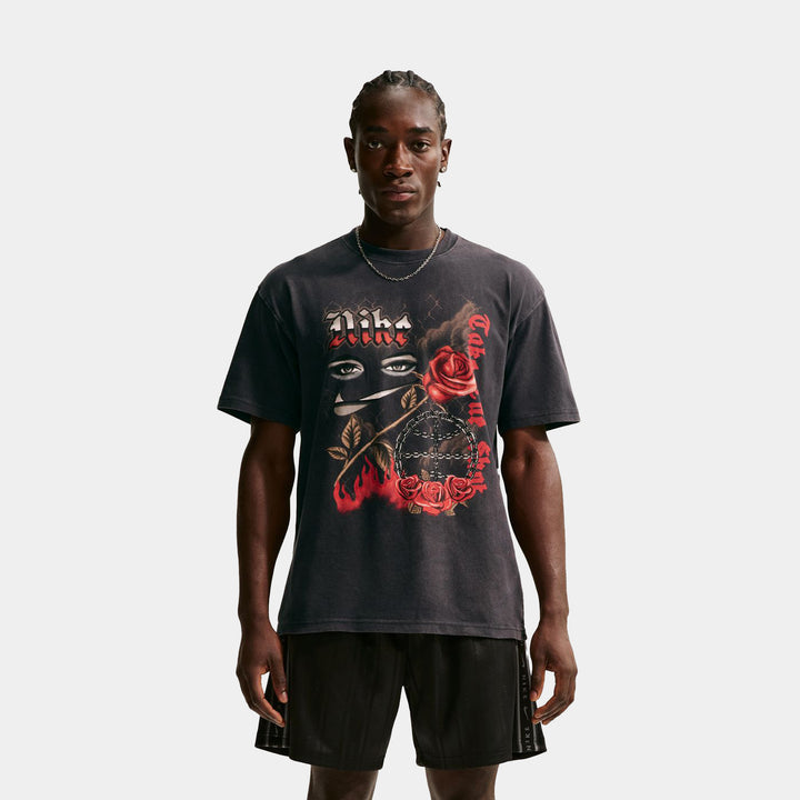 Nike Love The Game Graphic Mens Short Sleeve Shirt Black II6572