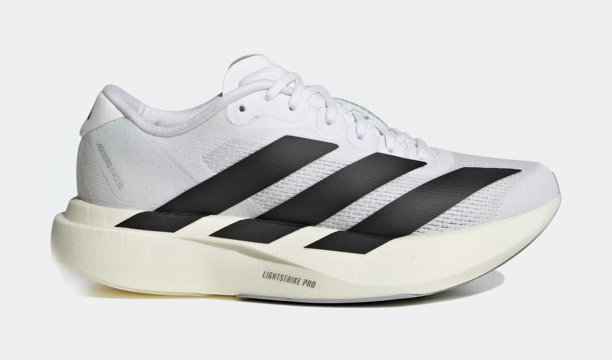 adidas Adizero Evo SL Junior Shoes White 5.5 Kids