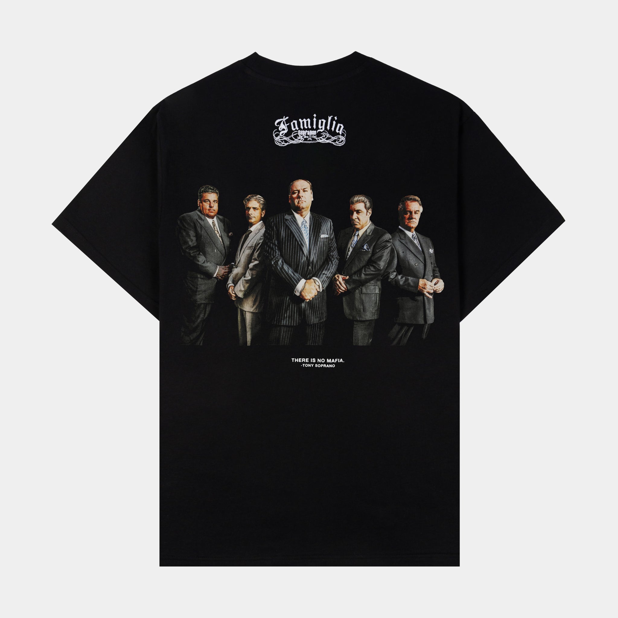Shoe Palace SP x Sopranos No Mafia Mens Short Sleeve Shirt Black