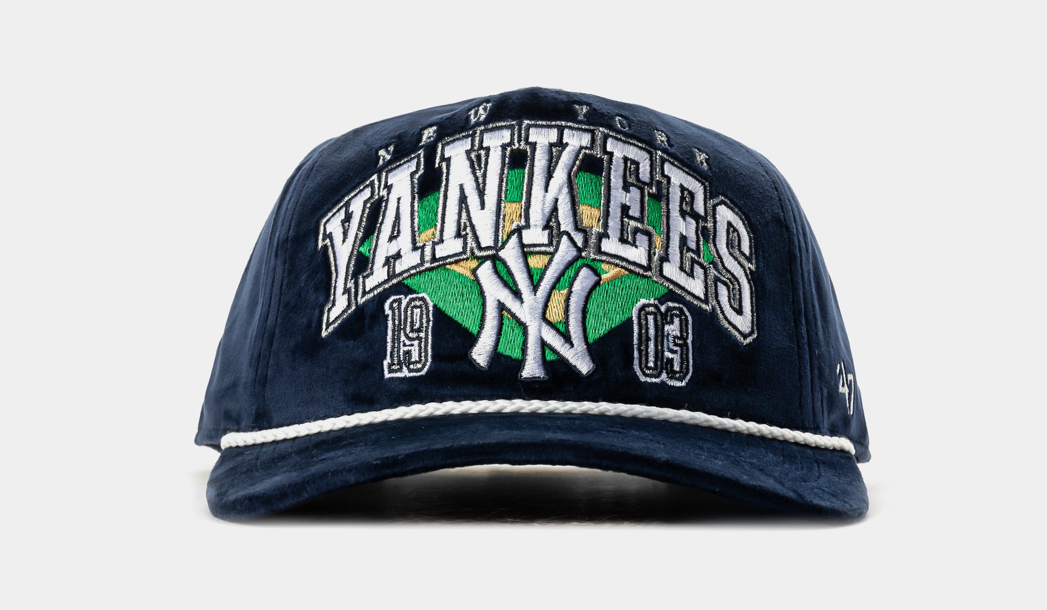 NY Yankees でかいリバーシブル　bboy 47 New York Yankees Go Big Hitch Snapback Mens Hat Blue White B