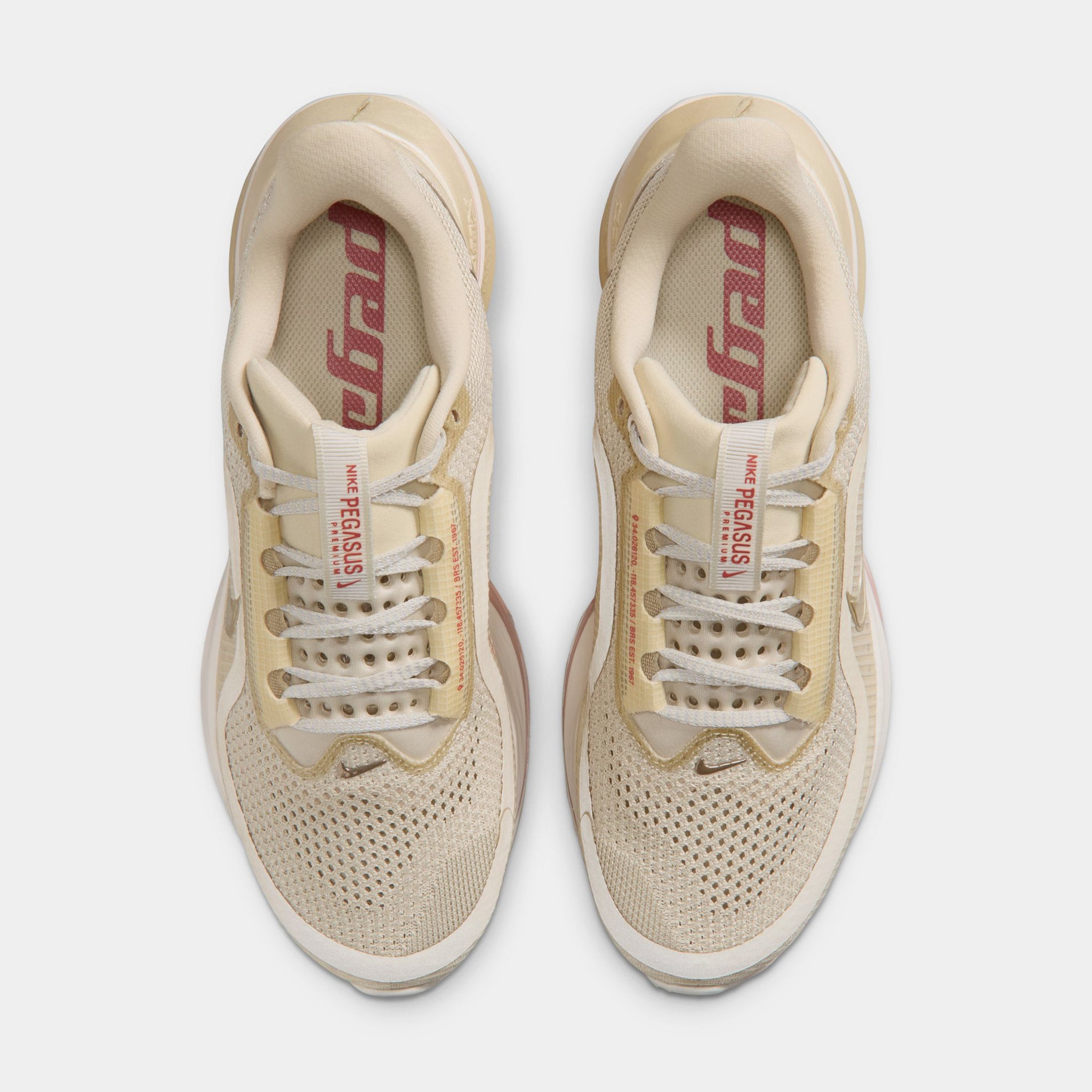 Nike Pegasus Premium Womens Running Shoes Light Khaki Metallic