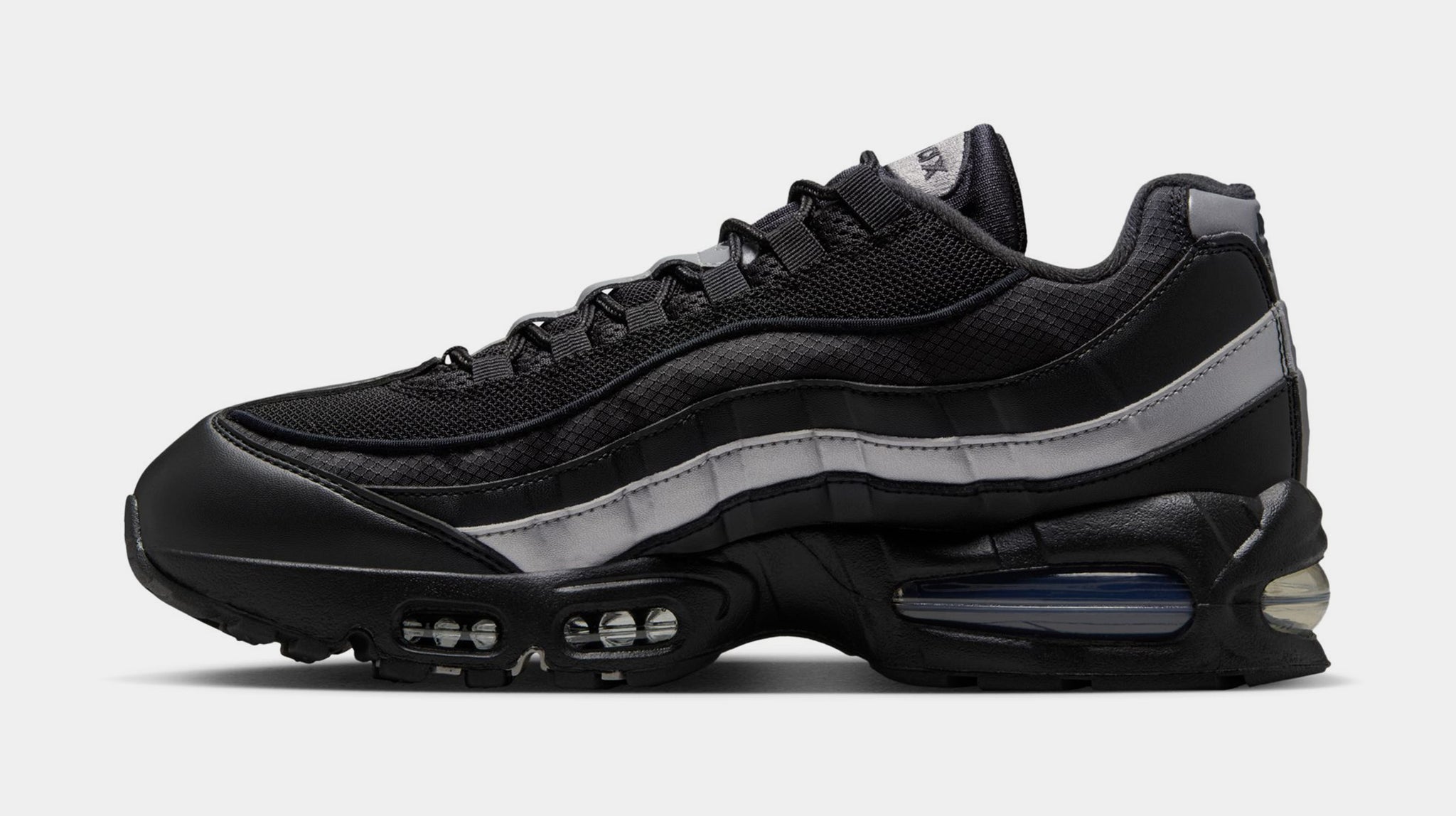 Nike Air Max 95 Big Bubble Mens Running Shoes Black Black White 