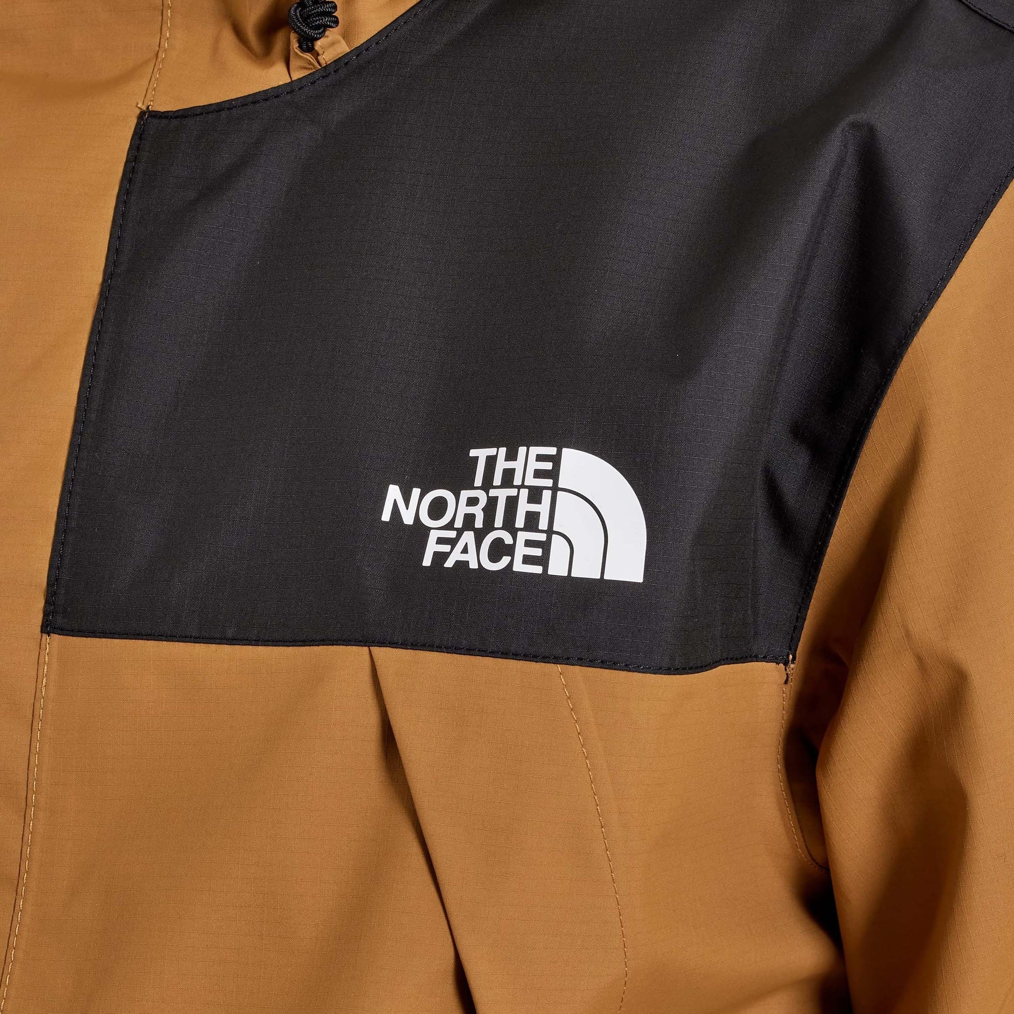 The North Face Antora Rain Zip Up Mens Jacket Brown Black NF0A7QEY 