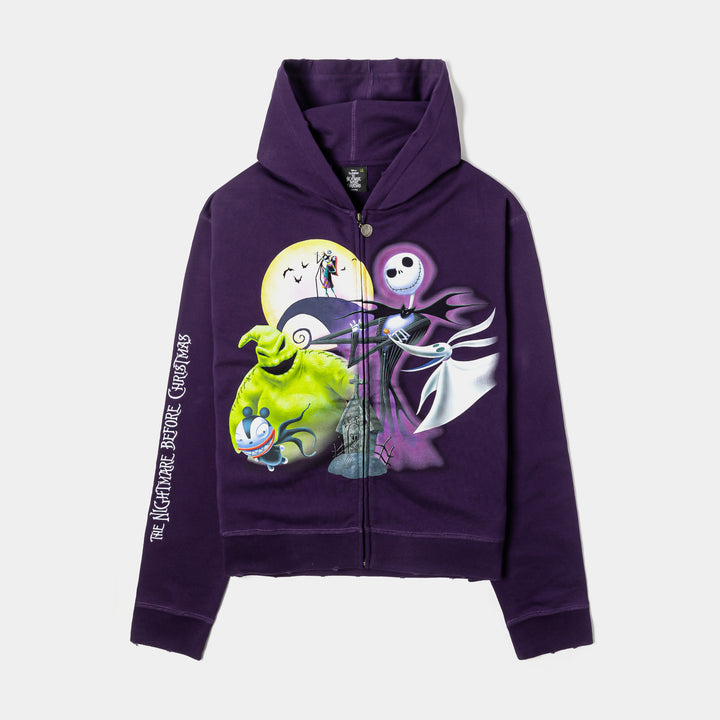 SP x Friday The 13th Mask On Full Zip Mens Hoodie (Black/Red)