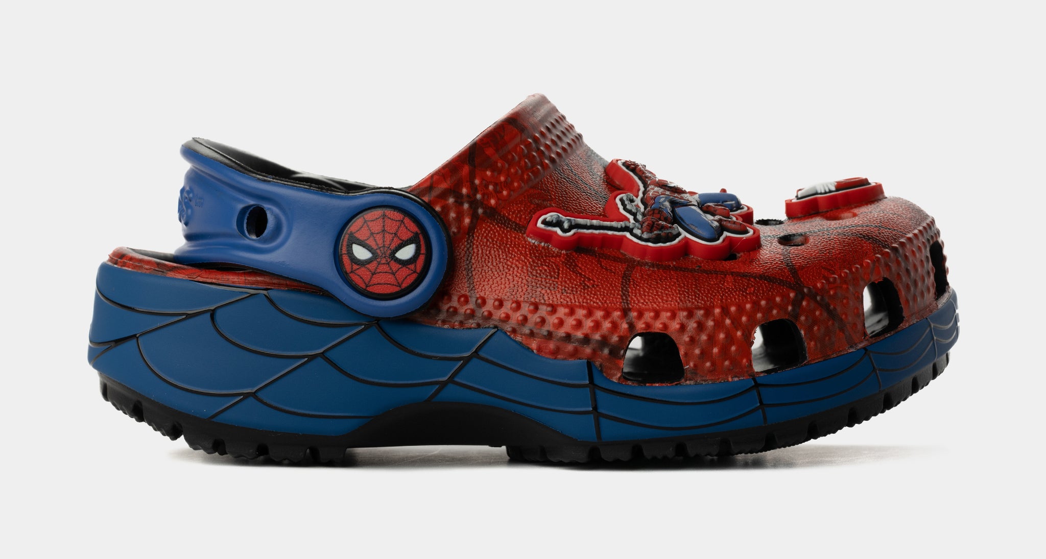 Marvel Spider-Man Red and Blue Kids\' Clogs Crocs Marvel Spider-Man Classic Clog Infant Toddler Sandals  main image 2
