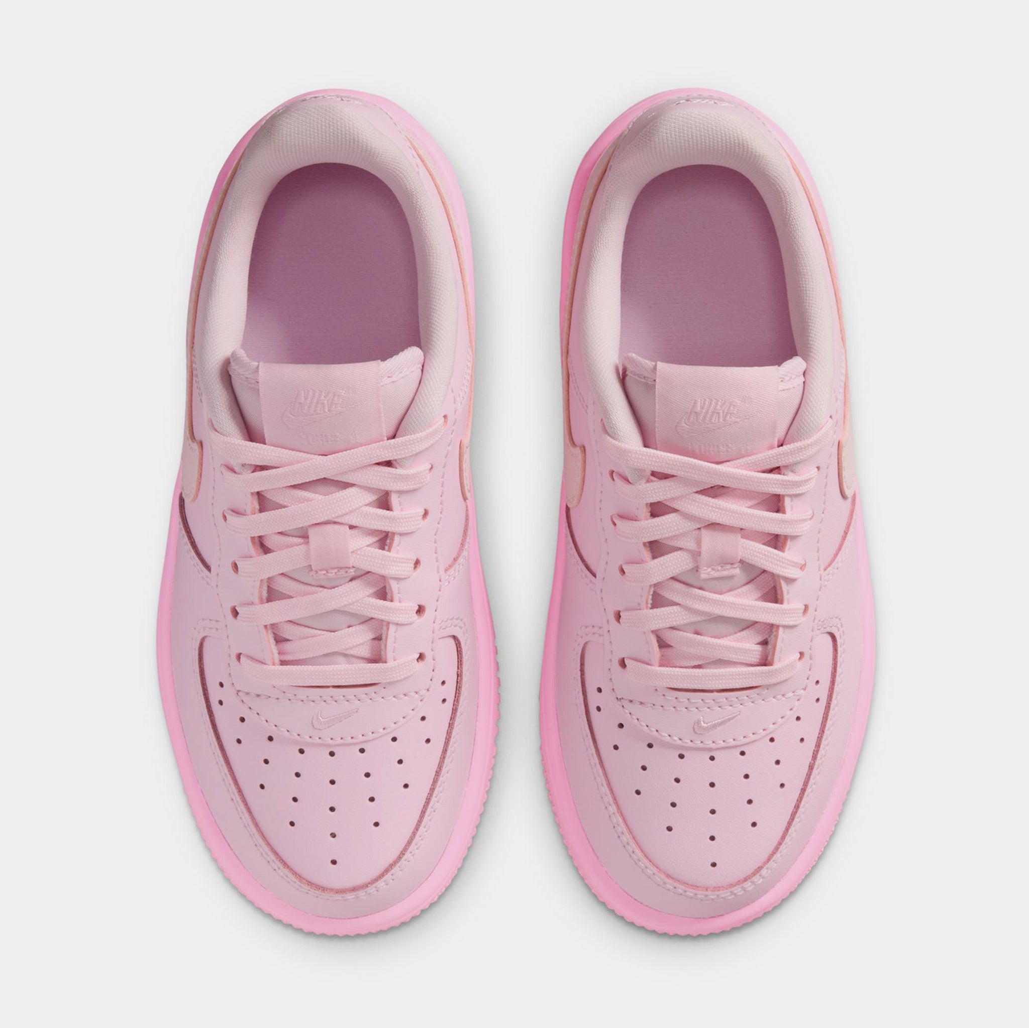 Nike Air Force 1 Low Preschool Lifestyle Shoes Pink Foam Pink Rise