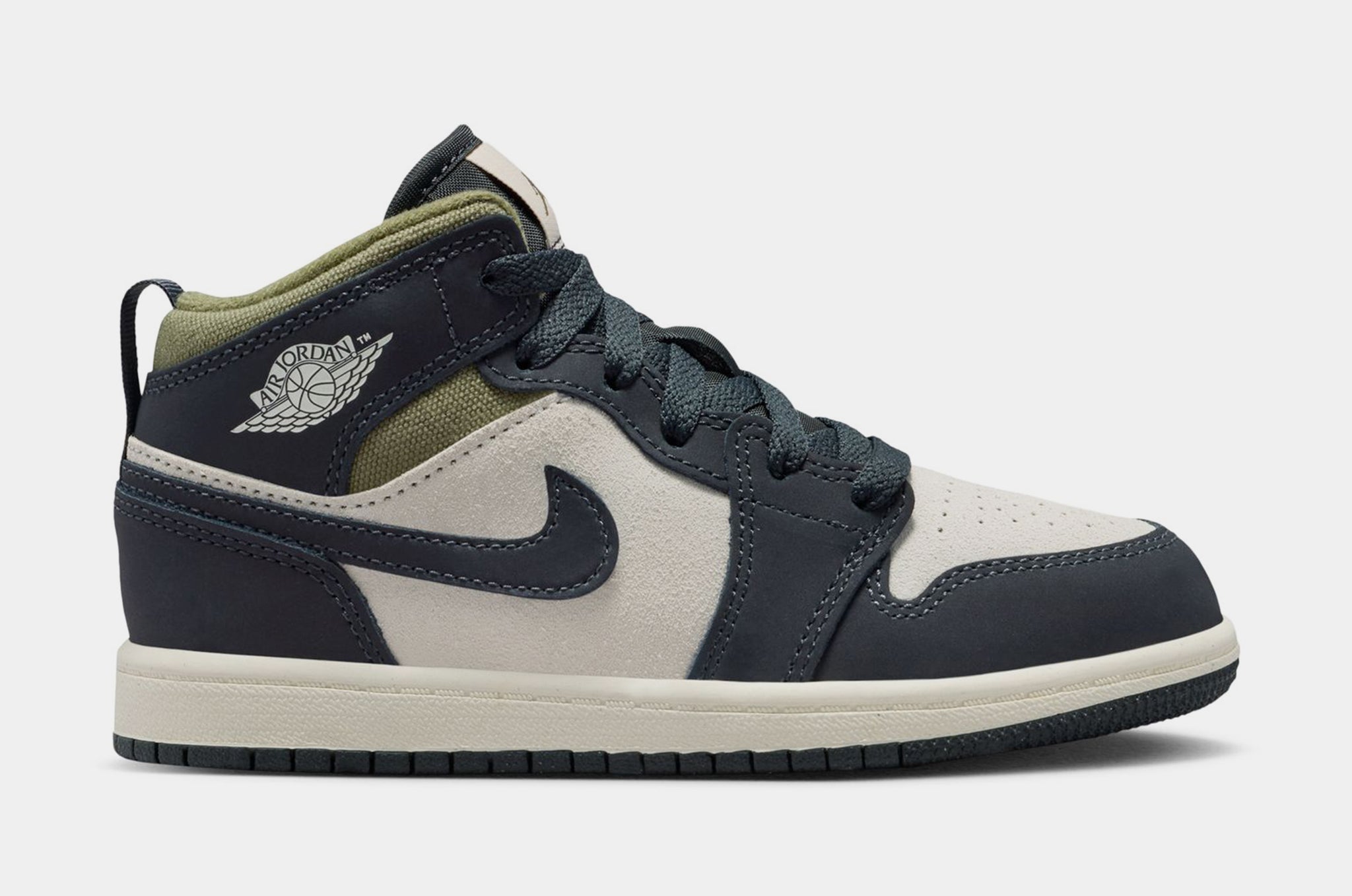 Jordan Air Jordan 1 Mid SE Preschool Lifestyle Shoes Light Orewood