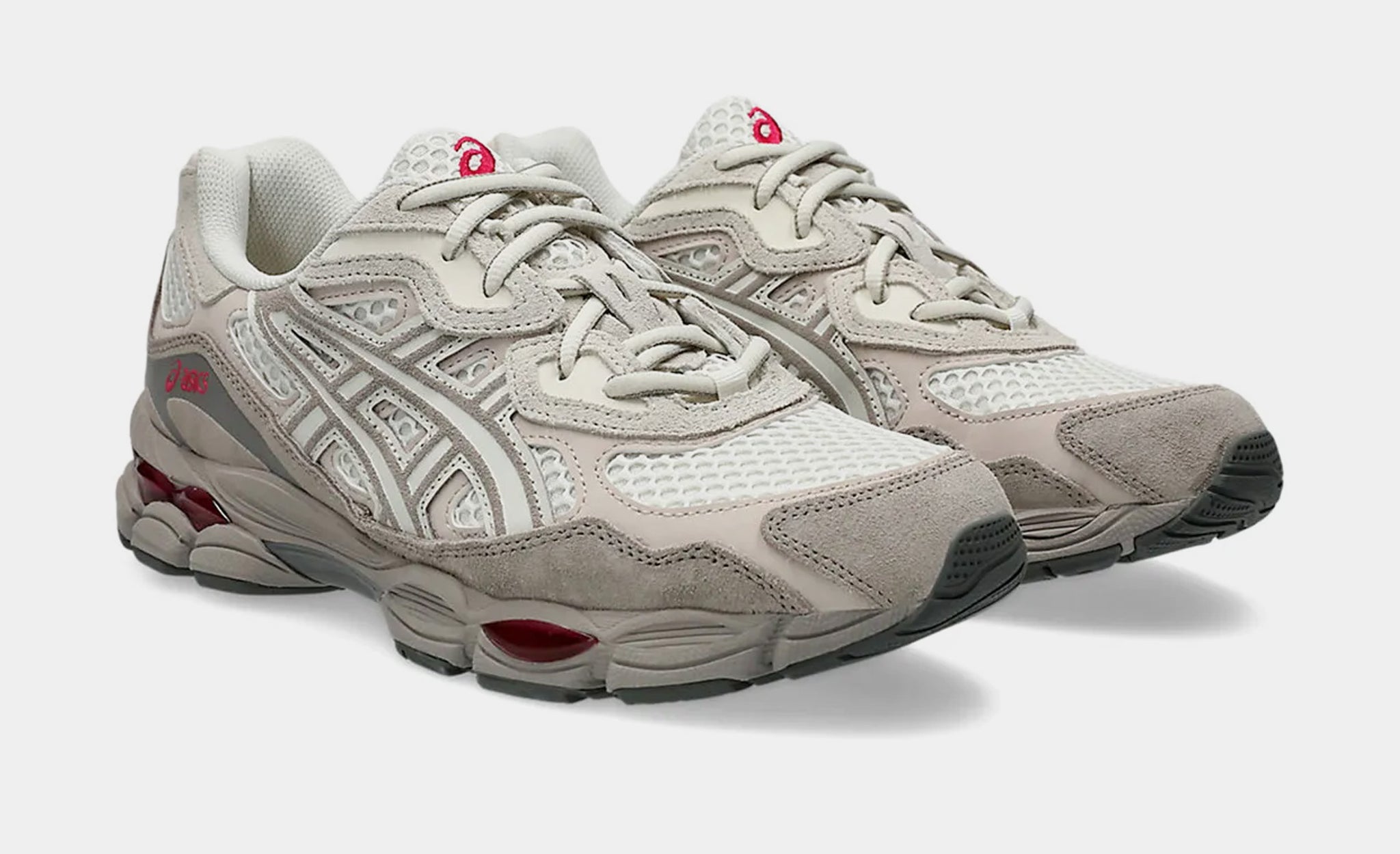 ASICS Gel NYC Mens Running Shoes Cream Moonrock 1203A372-100