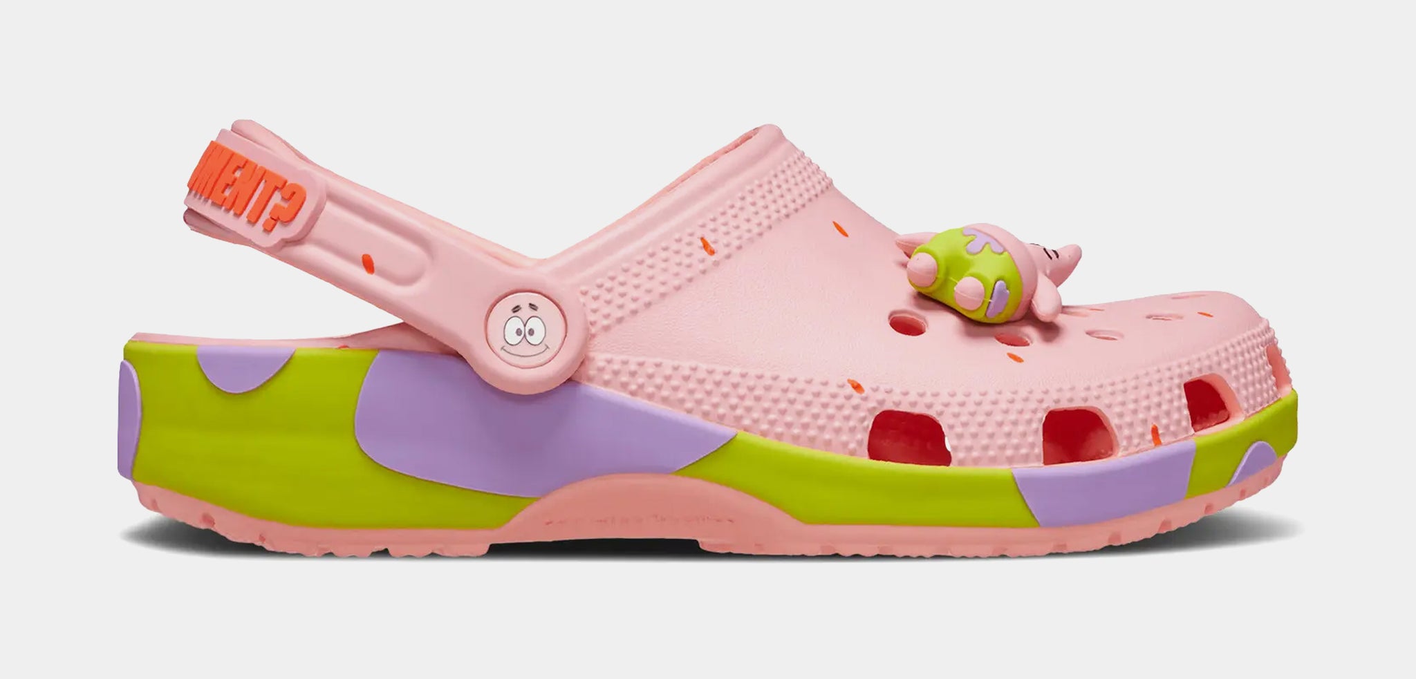 ！SALE！【新品未使用】crocs × Sponge Bobパトリック・スター Crocs Patrick Star Classic Clog Mens Sandals Pink Green 209479-737