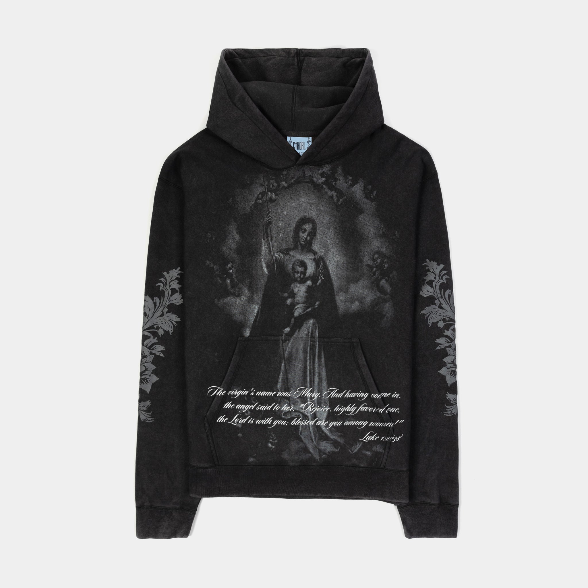 CTHDRL Mary Pullover Mens Hoodie Dark Grey MARH03 – Shoe Palace