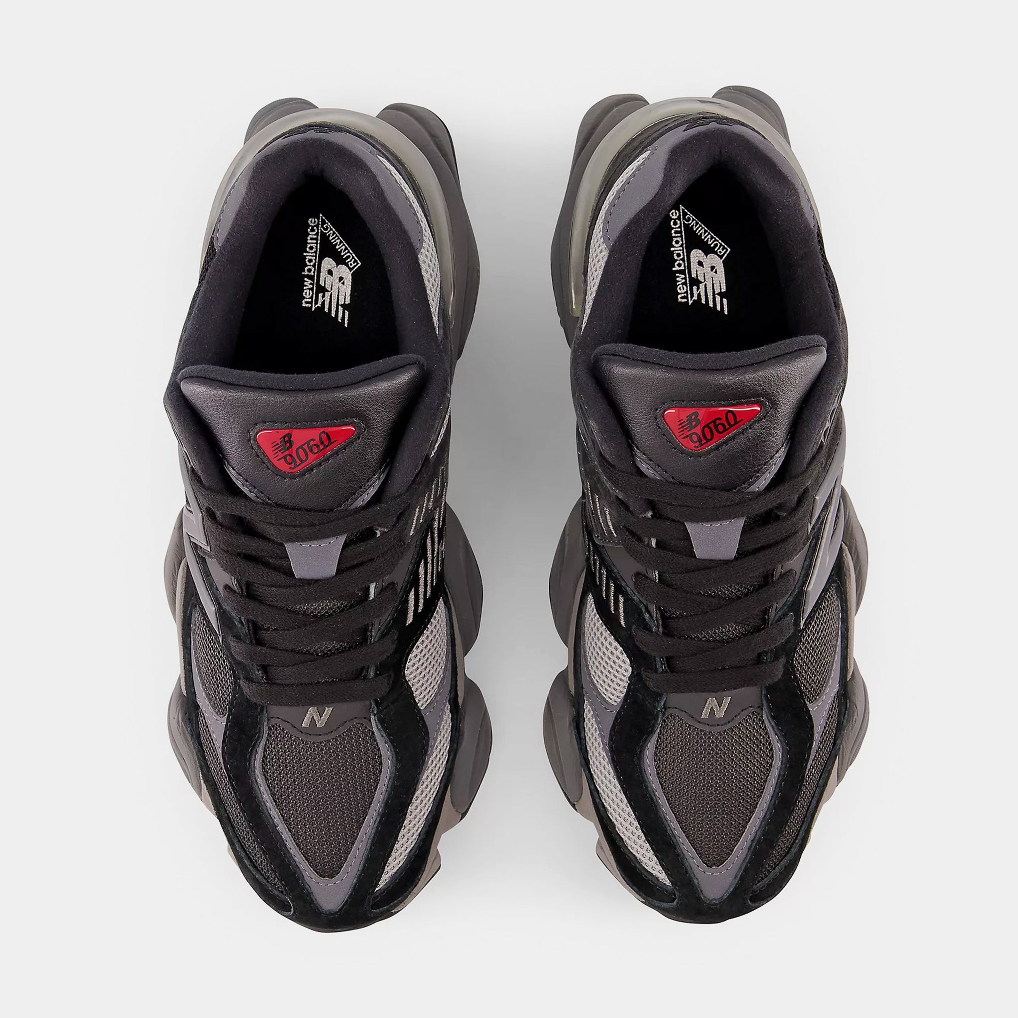 New Balance 9060 Mens Lifestyle Shoes Black Castlerock 