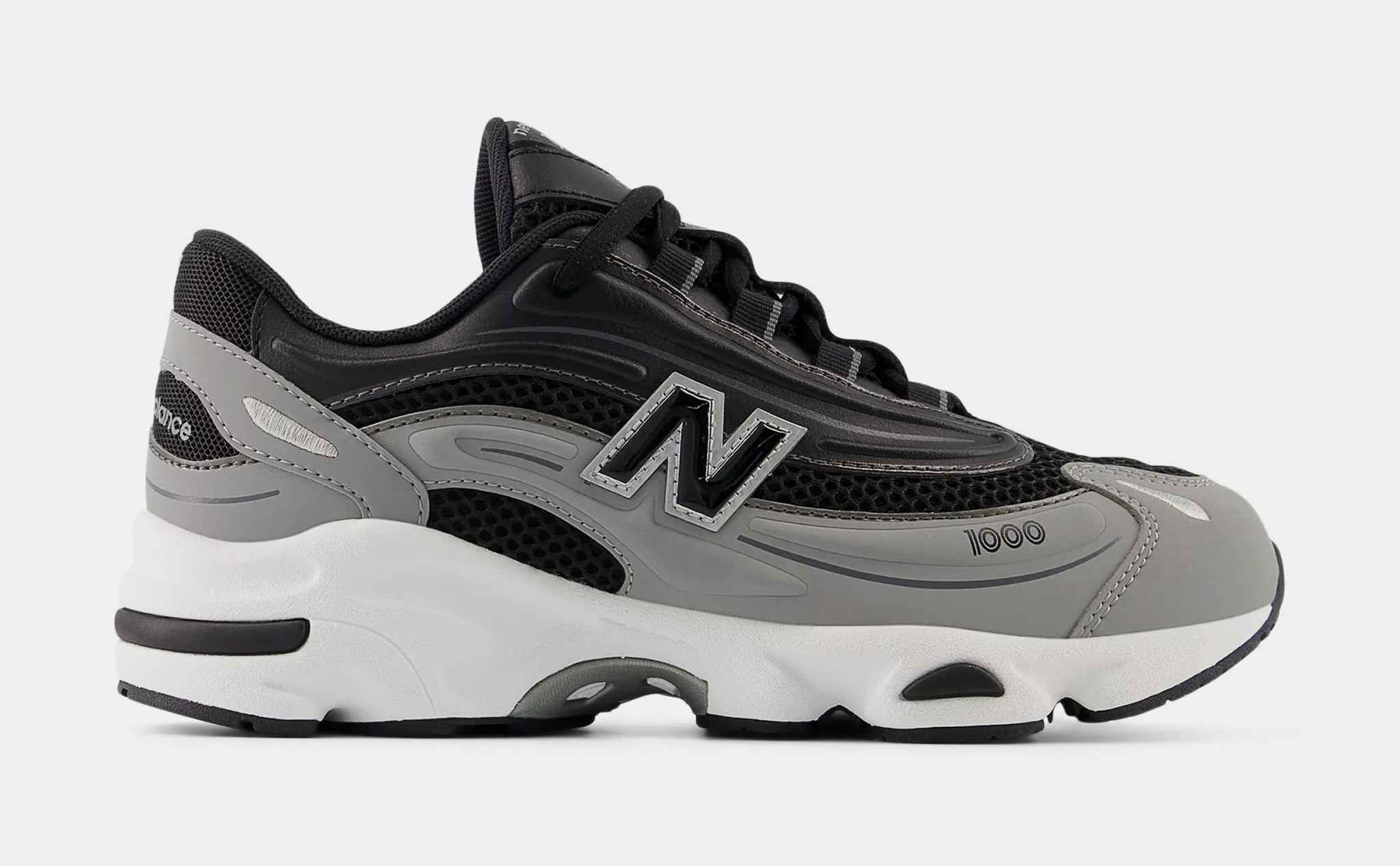 New Balance 1000 Grade School Running Shoes Black Grey GC1000AK