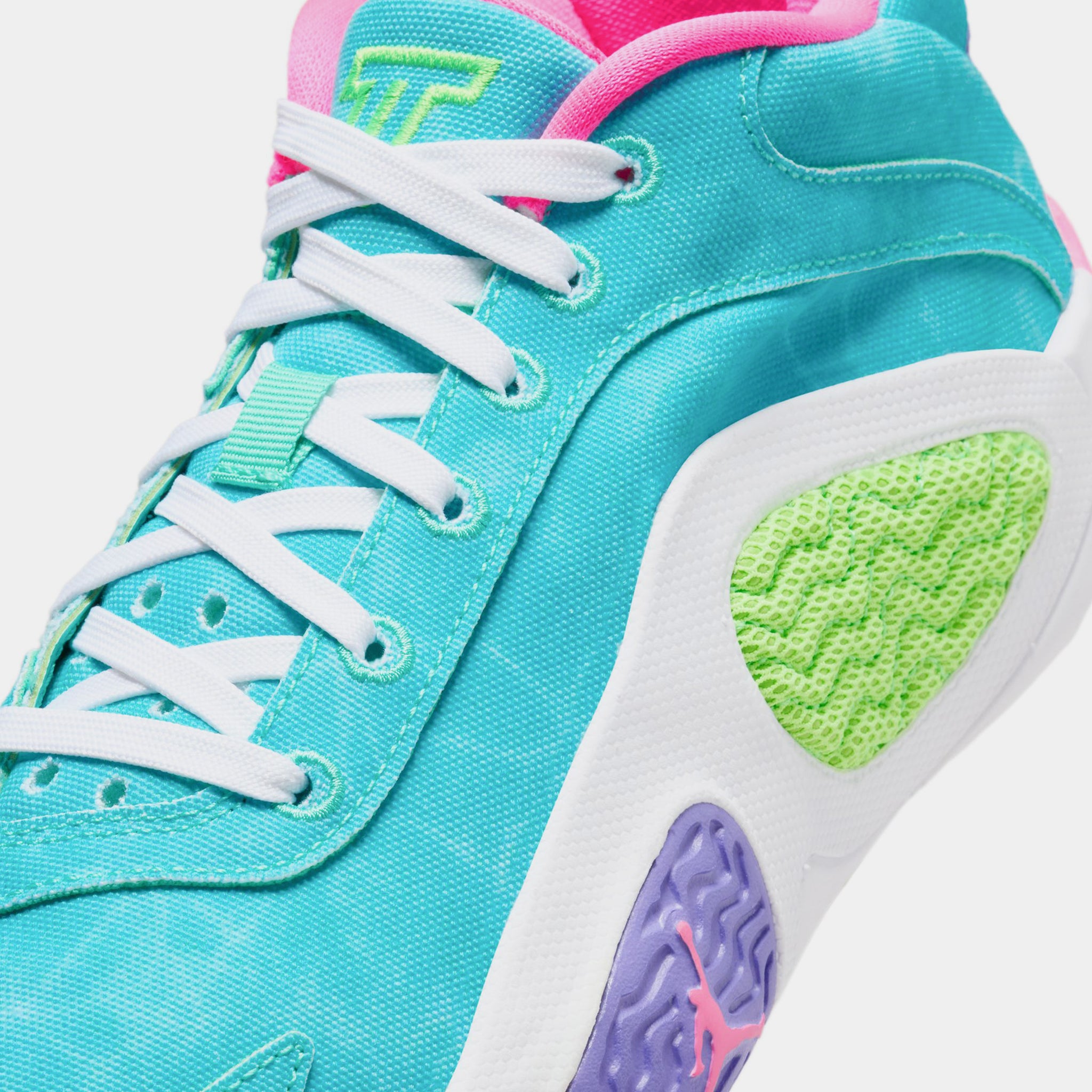 Jordan Tatum 2 Grade School Basketball Shoes Hyper Jade 