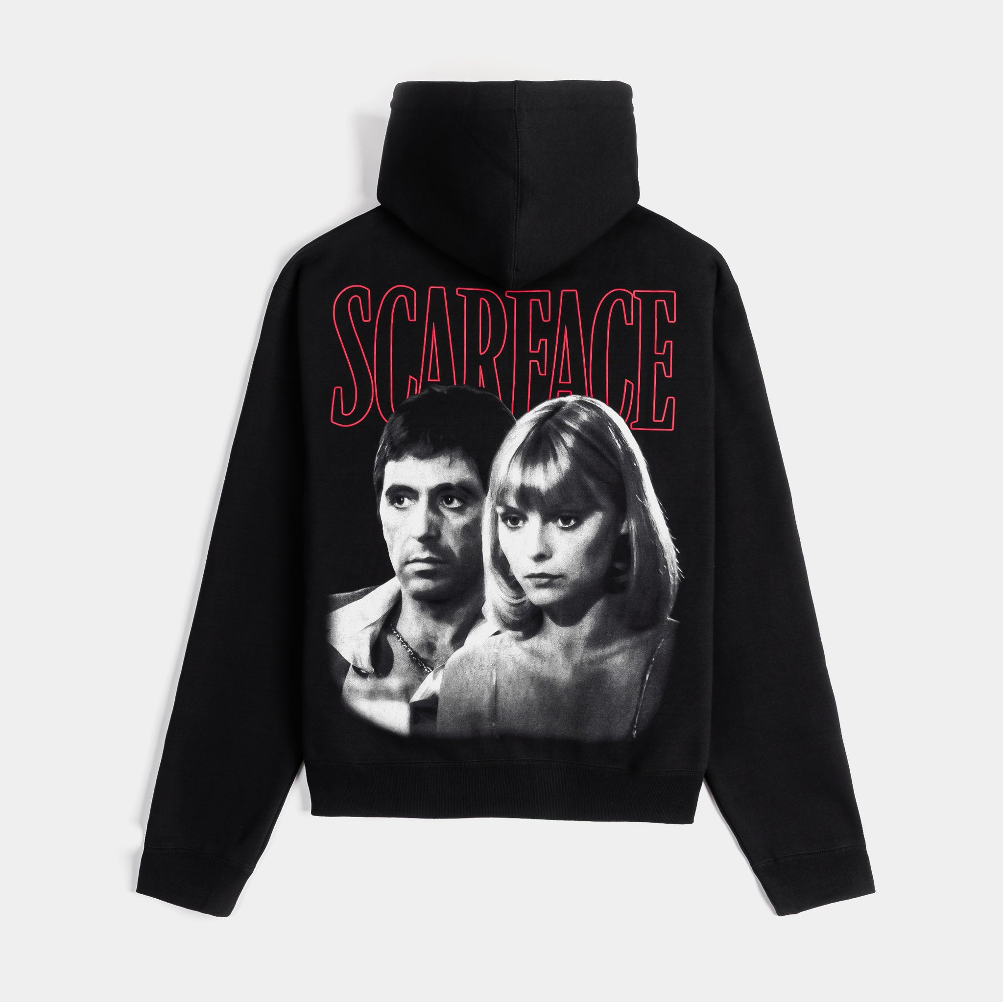 Shoe Palace SP x Scarface Duo Zip Up Mens Hoodie Black Red SFZH801