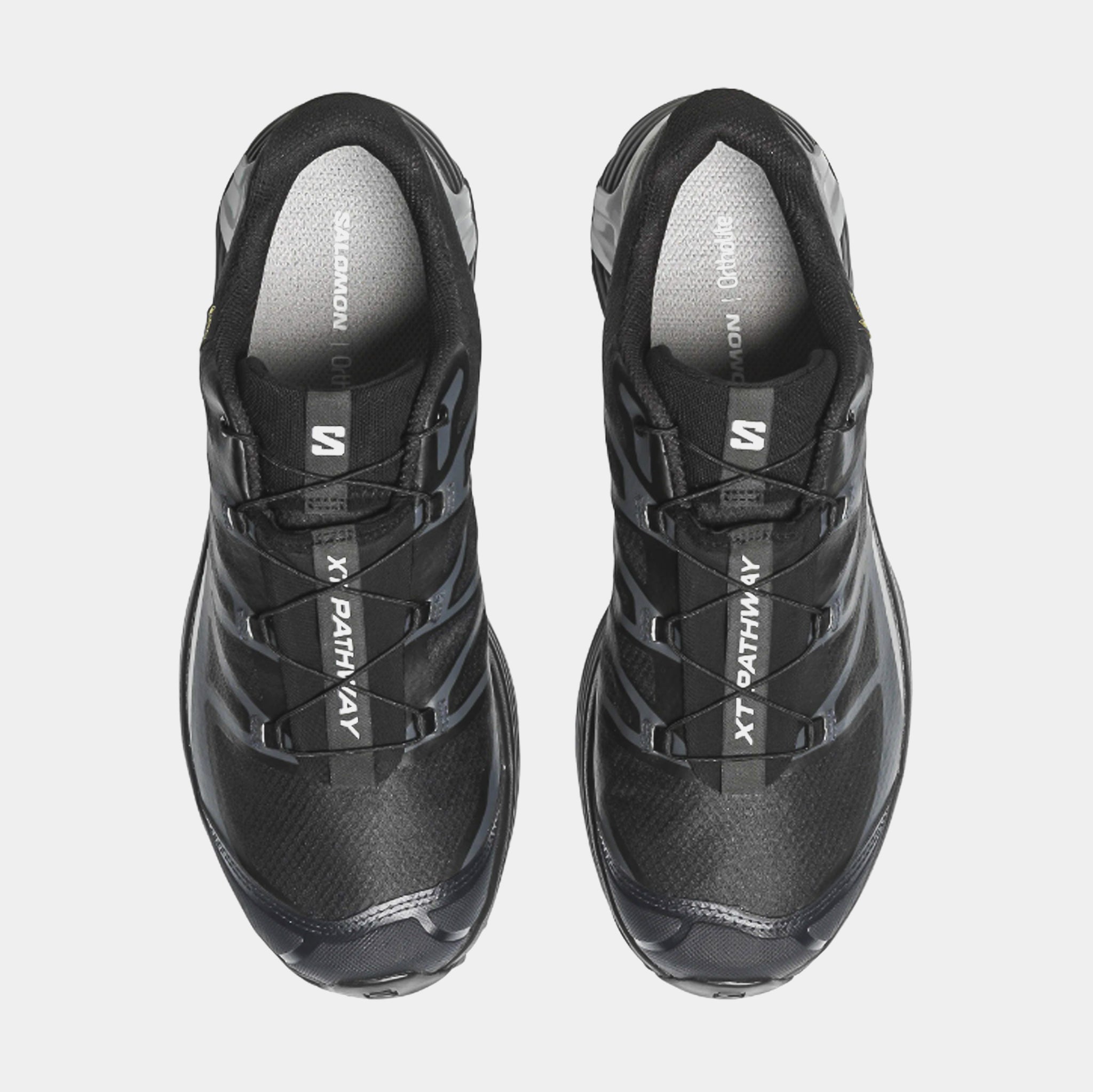Salomon XT-Pathway GORE-TEX Mens Running Shoes Black Silver 